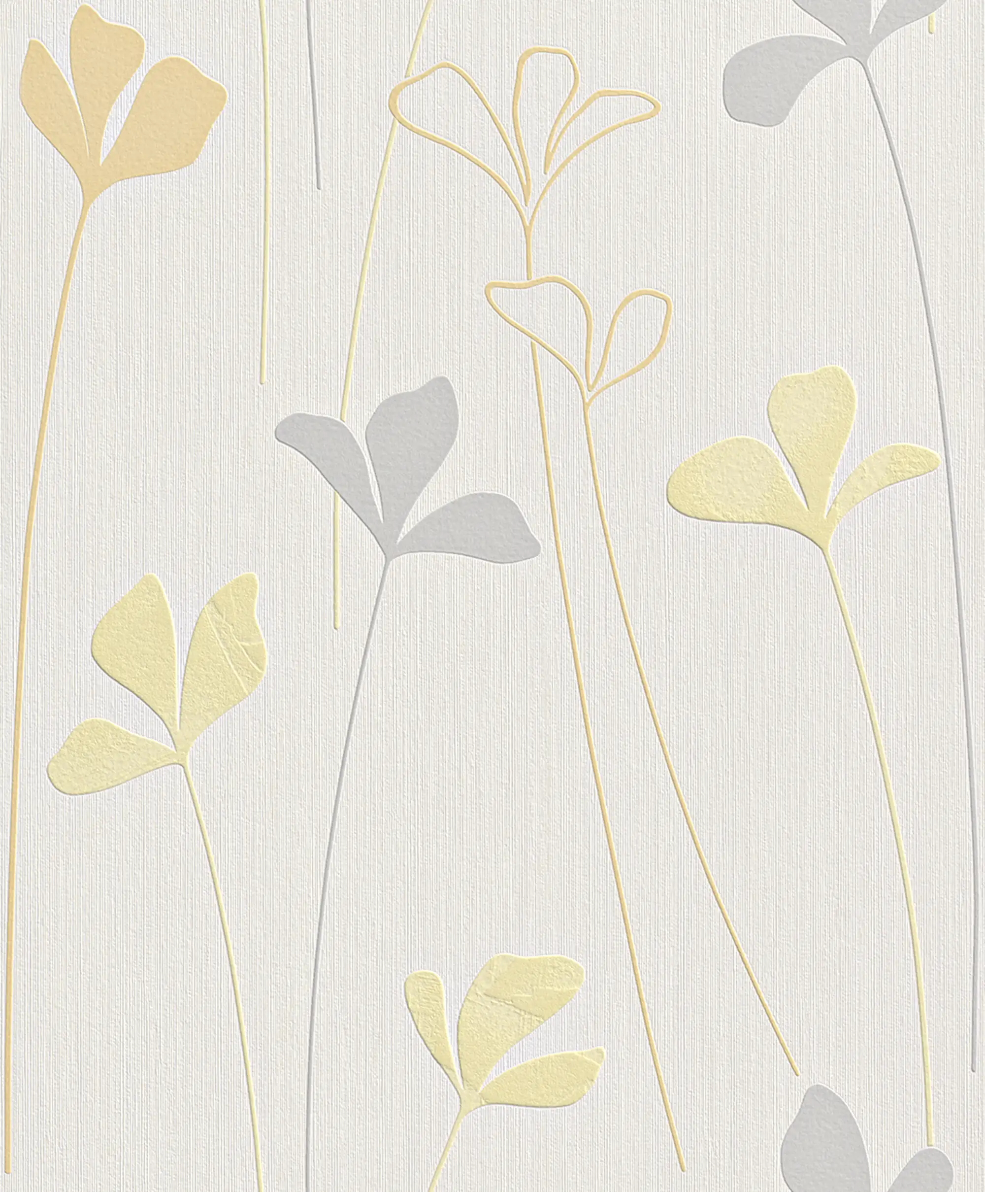 Rasch Vinyltapete 240603 Selection blumen gelb 10,05 x 0,53 m