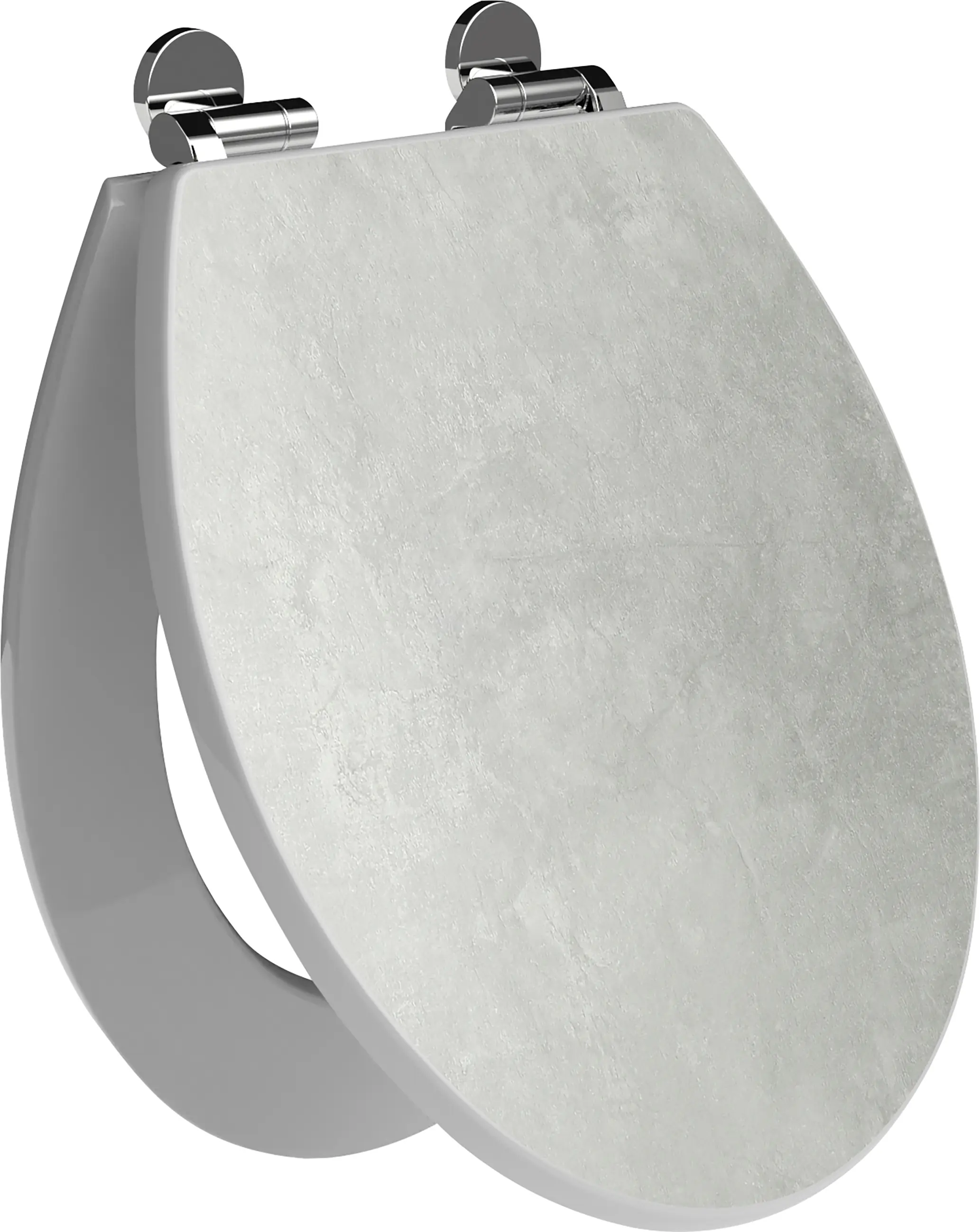 Duschwell MDF WC-Sitz Melamine Granitgrau