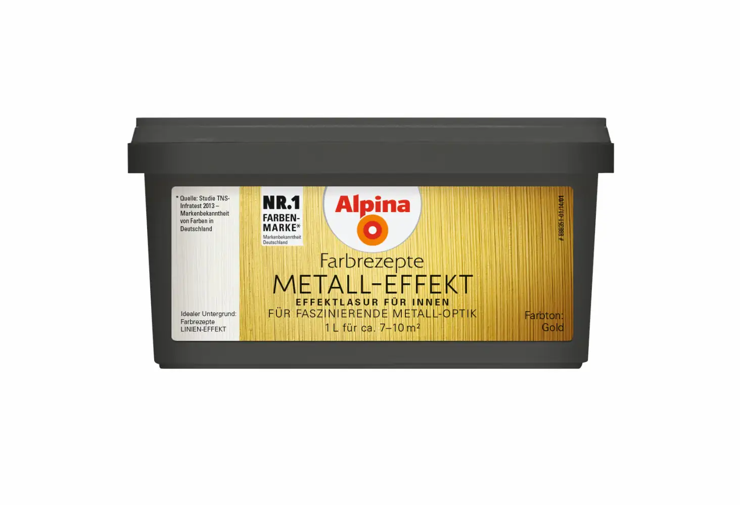 Alpina Innenfarbe 1 L gold, metallisch-glänzend