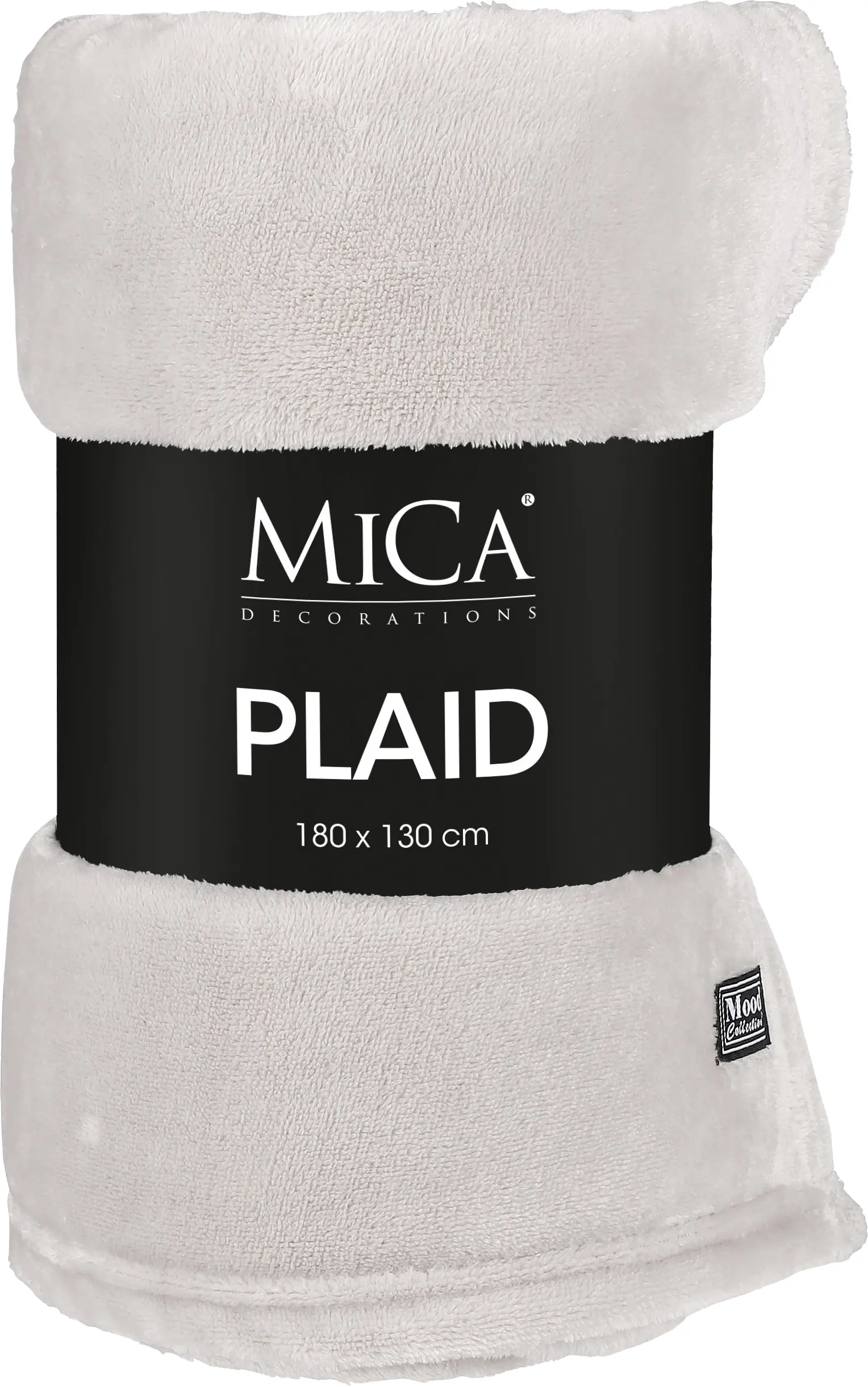 Mica Decorations Fleecedecke Famke 130 x 180 cm beige