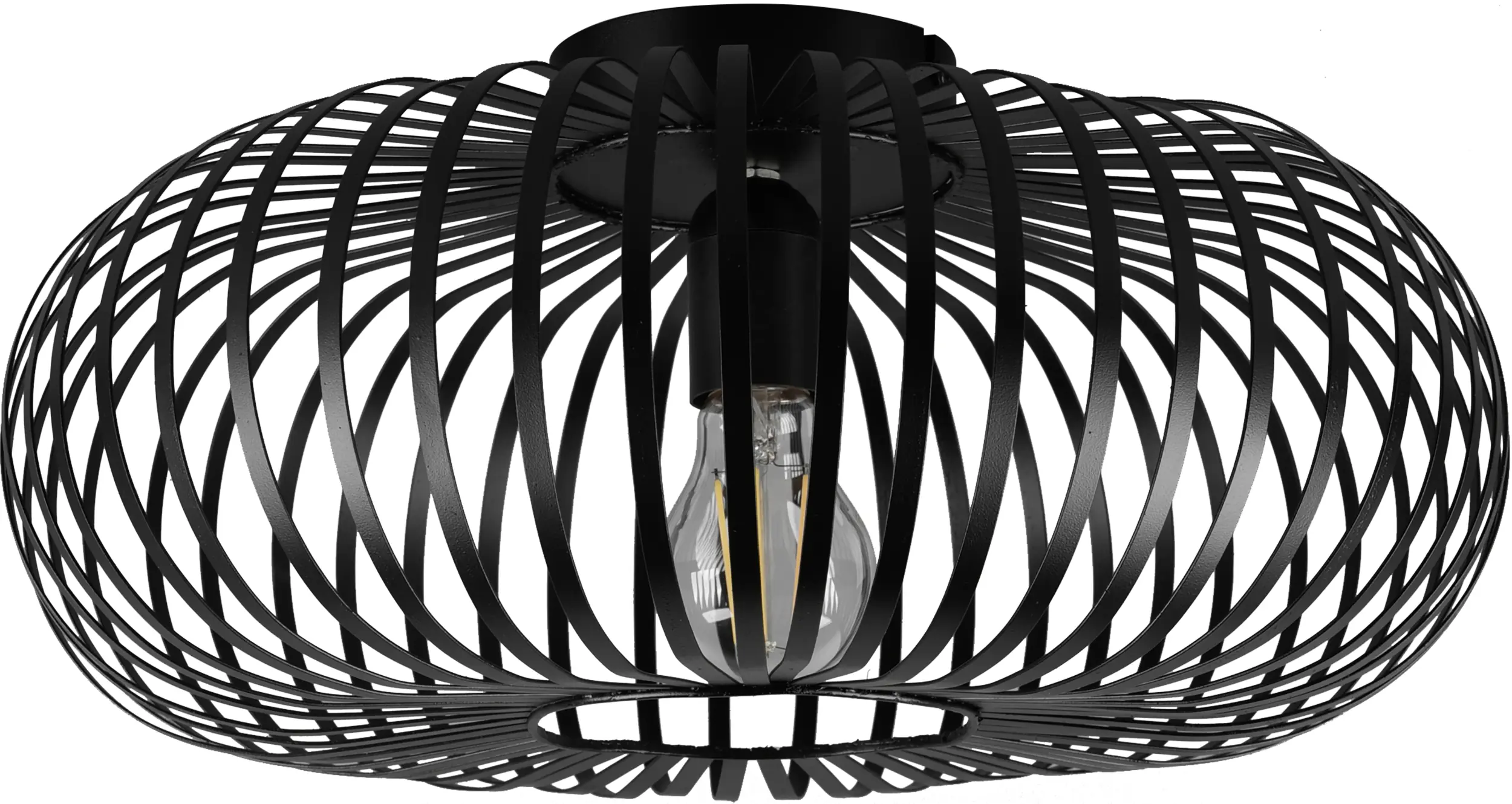 Trio Deckenleuchte Johann schwarz  Ø 40 cm