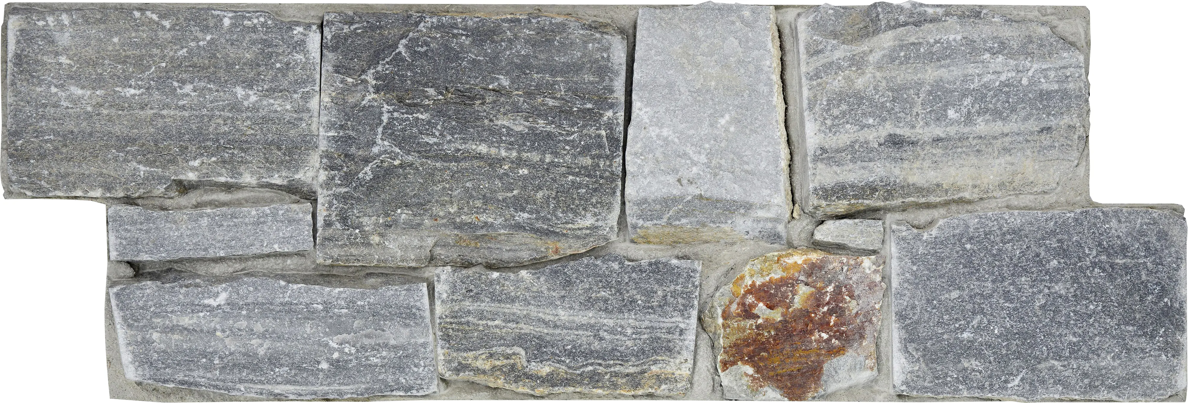 Verblendstein Val Gardena 60 x 20 cm anthrazit-braun