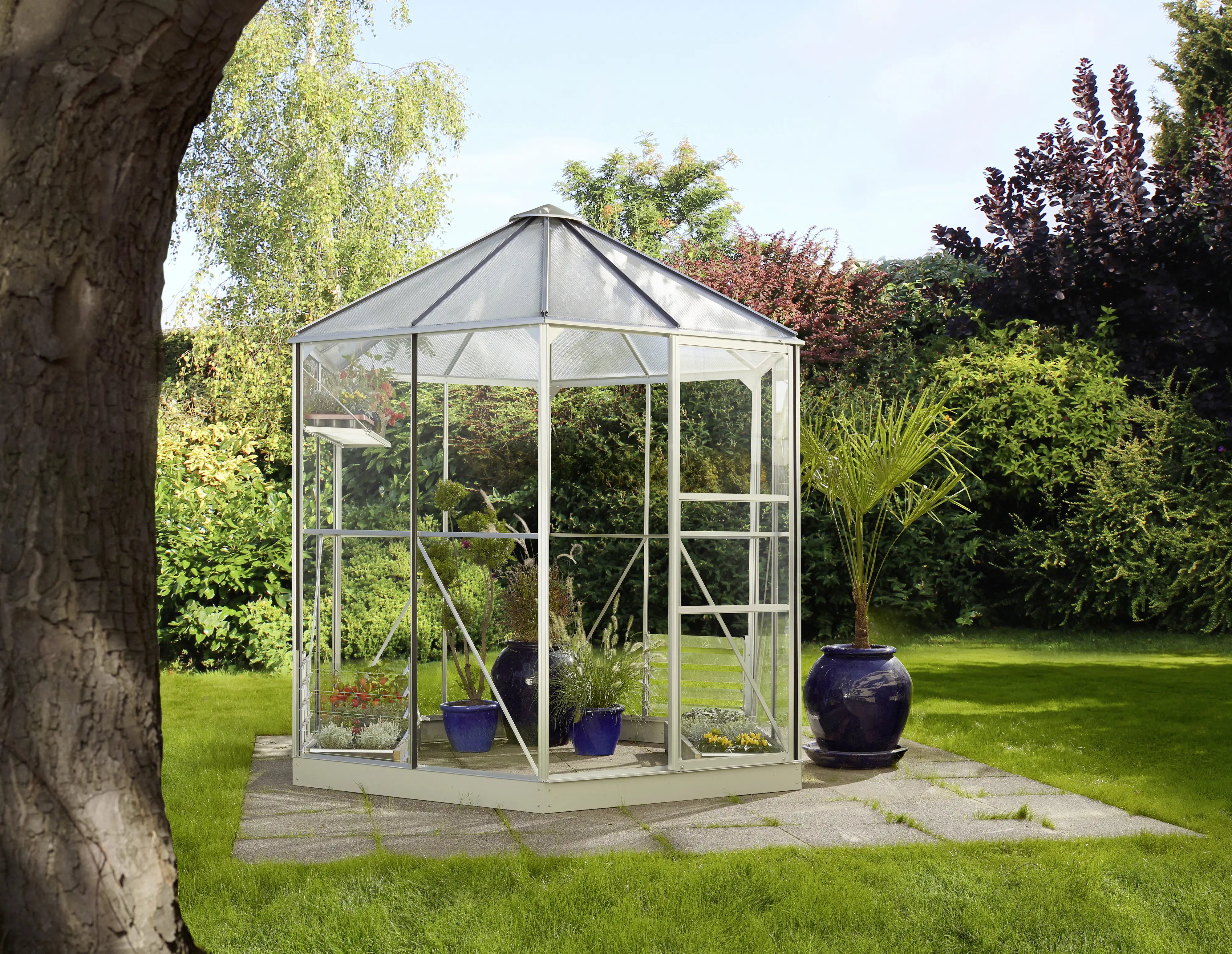 Vitavia Gewächshaus Juno 4500 253 x 221 cm 3 mm Sicherheitsglas