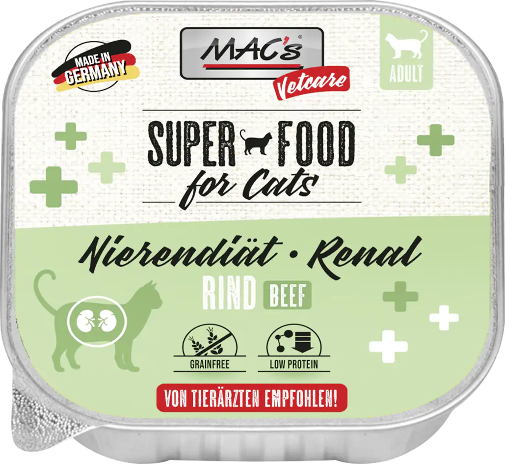 Macs Cat Vetcare Rind Nierendiät 100 g