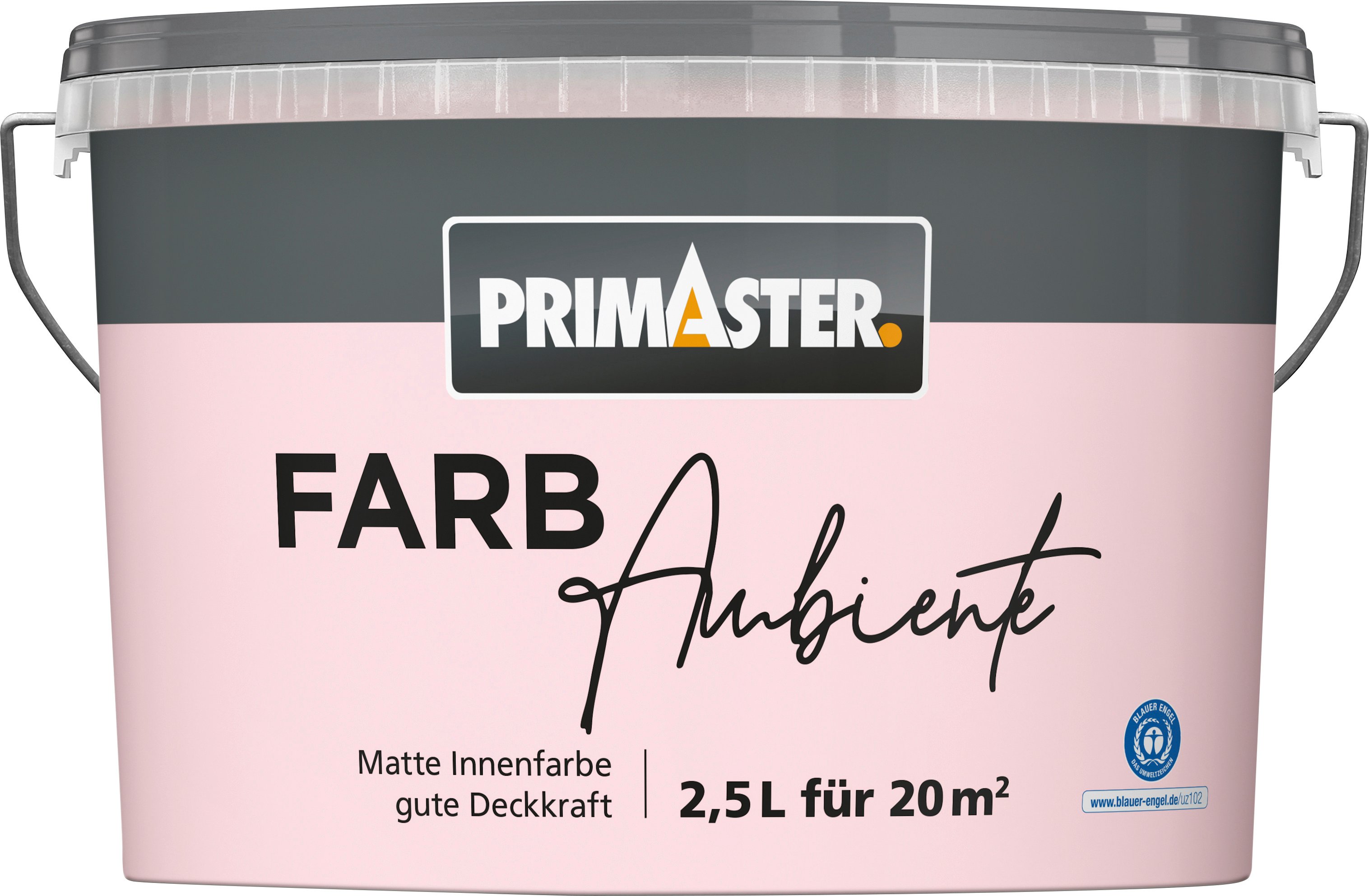 Primaster Farbambiente Wandfarbe matt rose  2,5 L