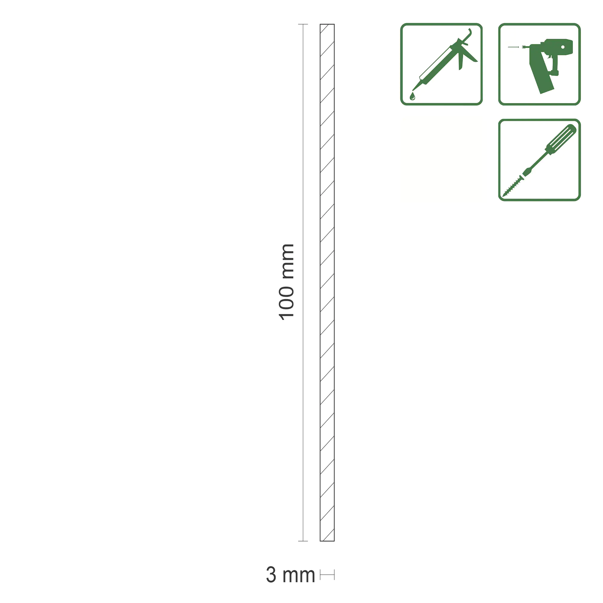 FN Neuhofer Balsa Brett 1000 x 3 x 100 mm