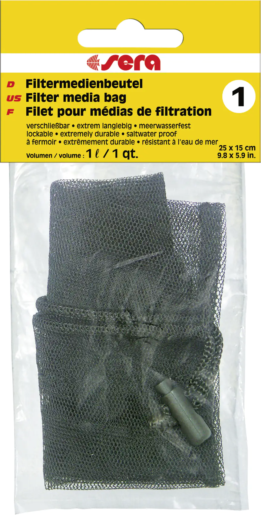 Sera Aquariumzubehör Filtermedienbeutel 1 - 1 Stück