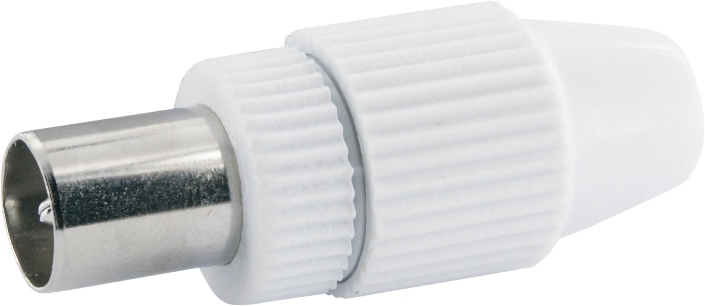 Schwaiger Koaxial Stecker KST30 532 quickFIX weiß, 1 Stk.