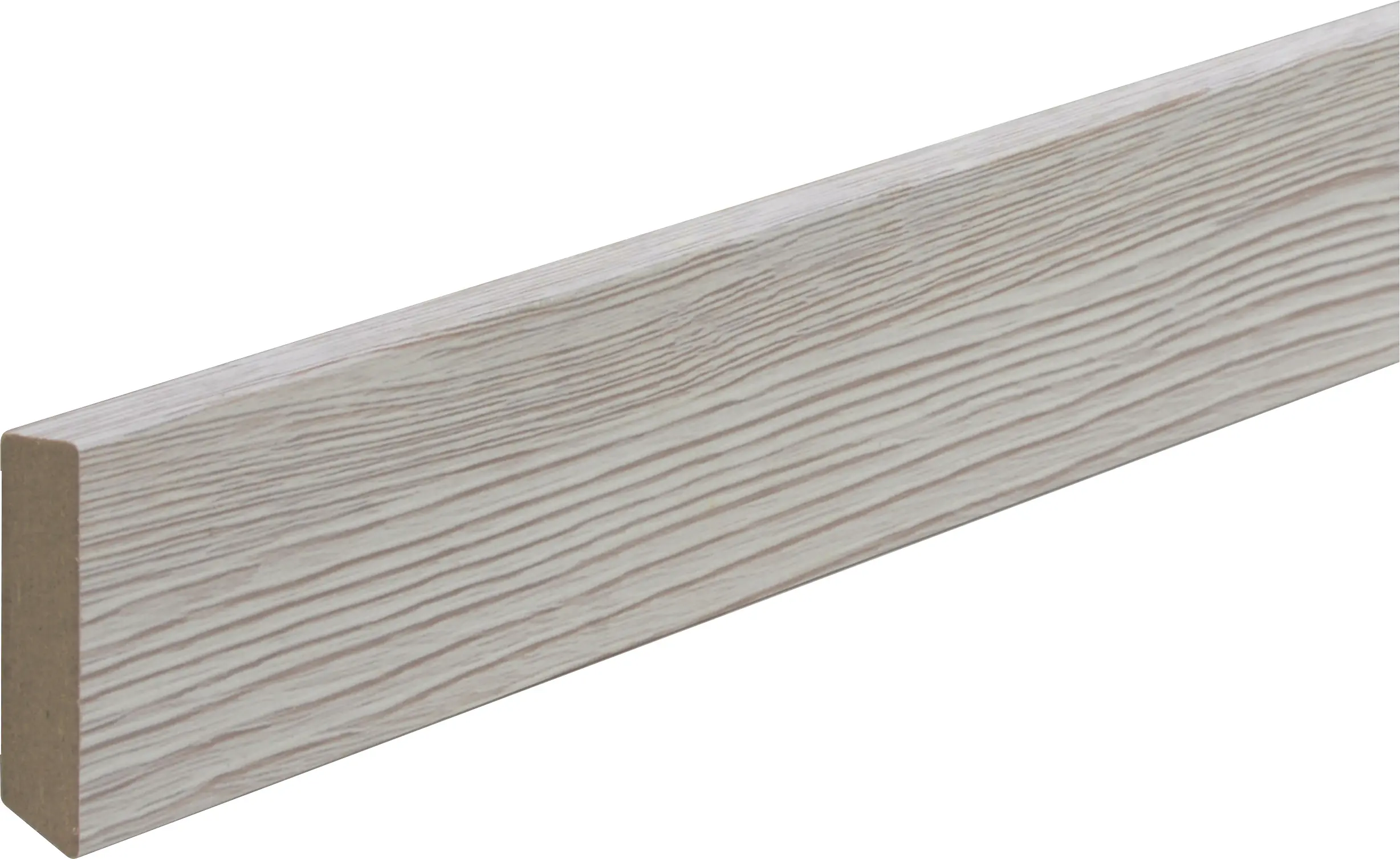 B.S. Bauprogramm Deckleiste modern 260 cm 35 x 8 mm Nordic weiß