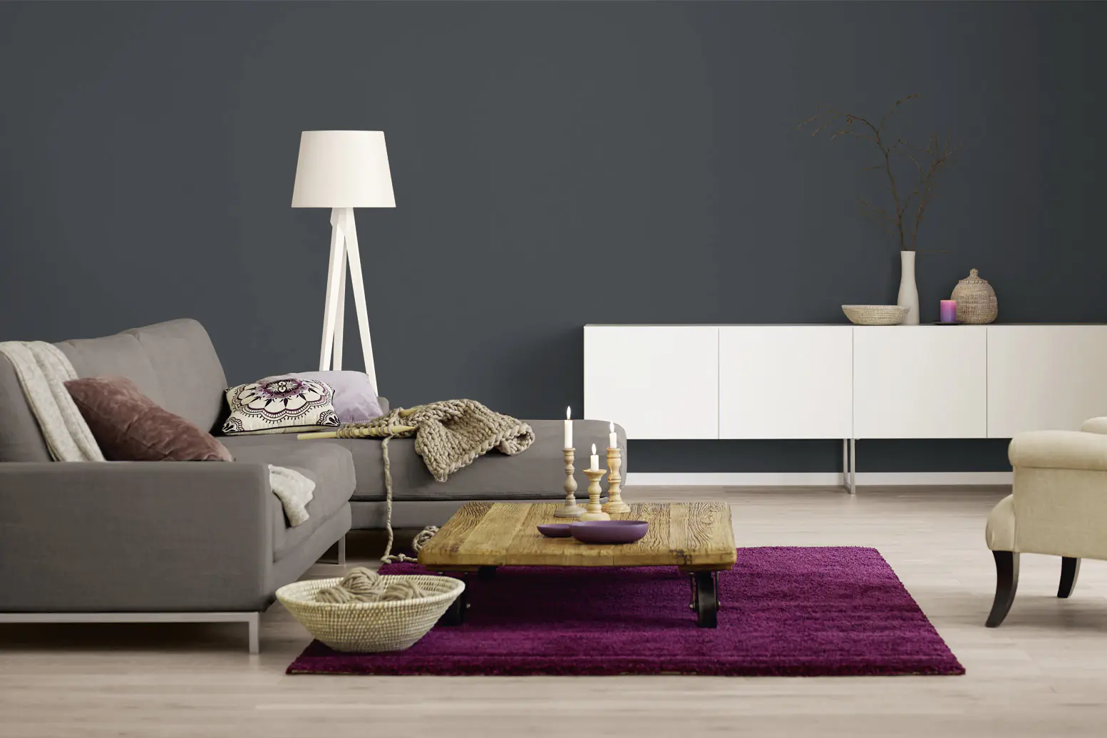 Alpina Farbrezepte Wandfarbe Dunkle Eleganz matt 2,5 L