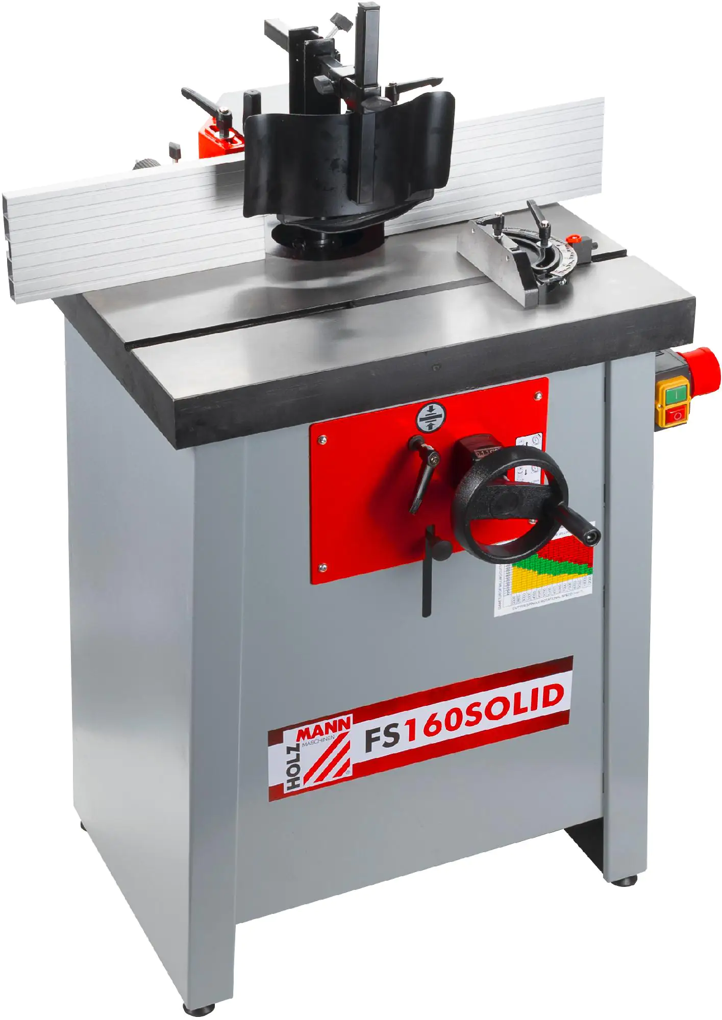 Holzmann Fräsmaschine FS160SOLID_400V verwindungsfreiem Graugusstisch