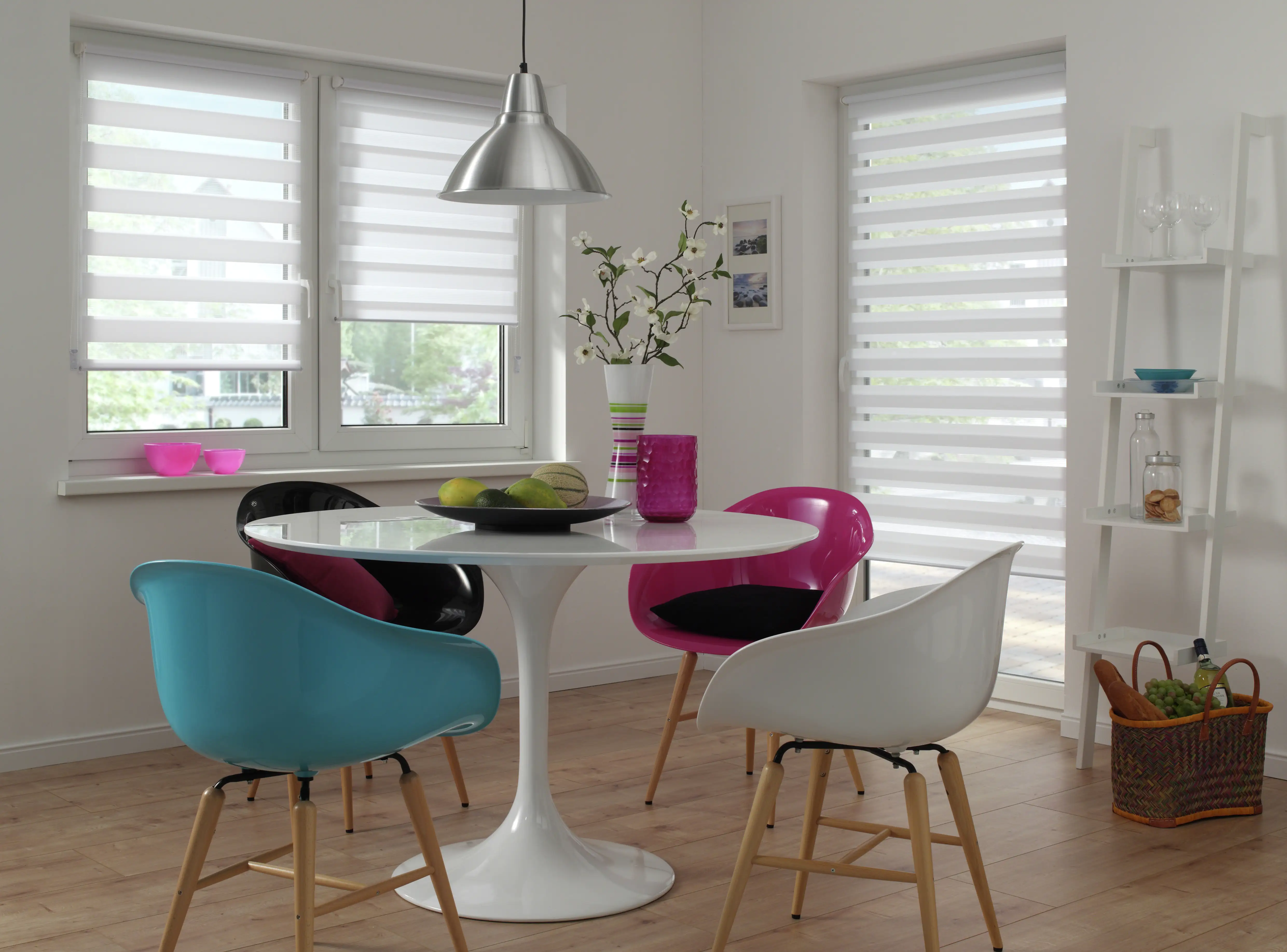 Gardinia Doppelrollo Mini weiß 100 x 150 cm