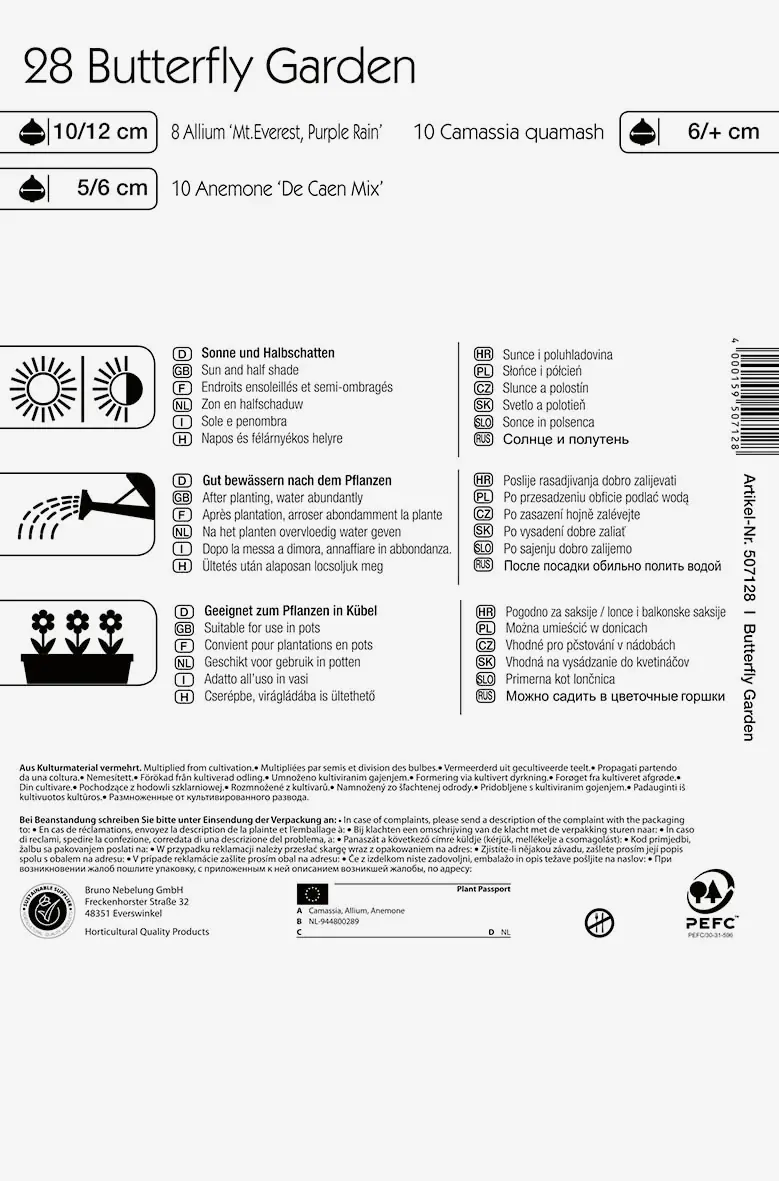 Kiepenkerl Colour Symphony Butterfly Garden Arten-Mischung