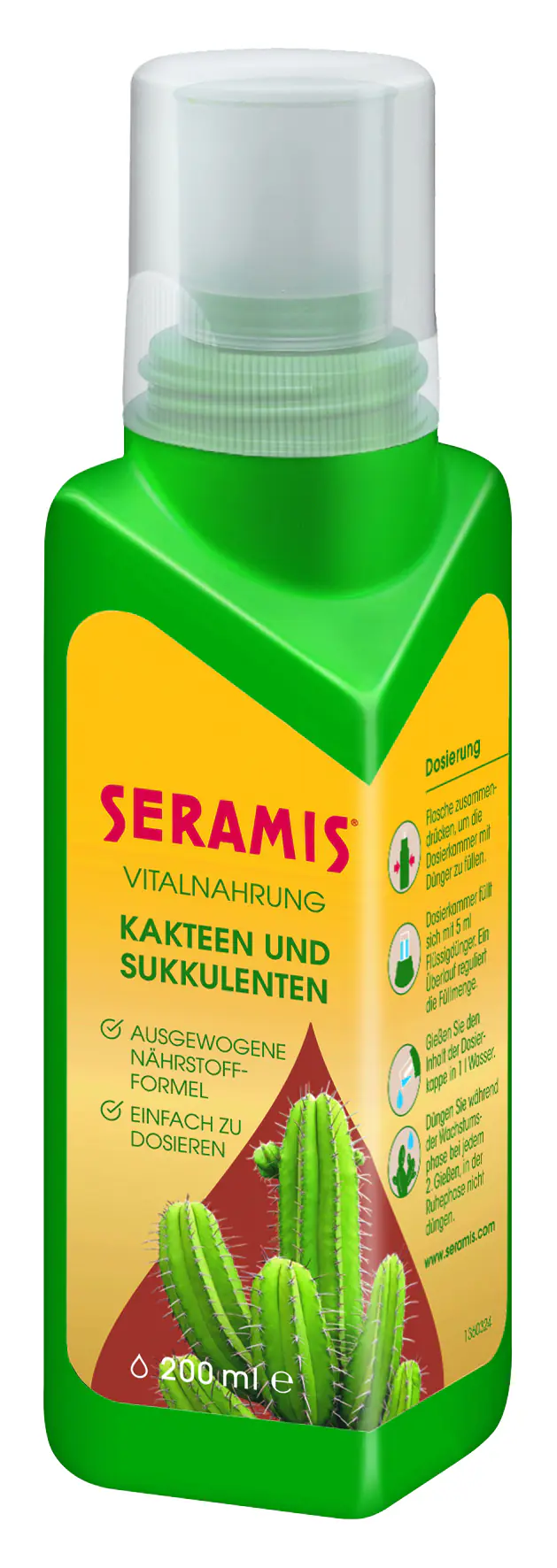 Seramis Vitalnahrung für Kakteen und Sukkulenten 200 ml