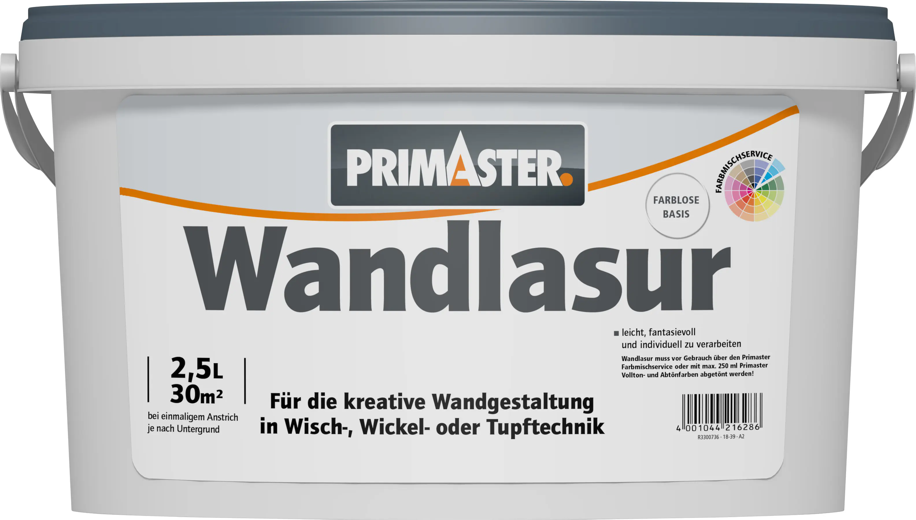 Primaster Wandlasur 2,5 L farblos