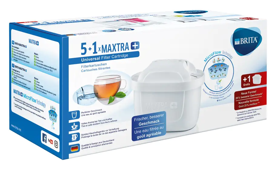 Brita Filterkartuschen Maxtra 5+1 5er Pack + 1 gratis