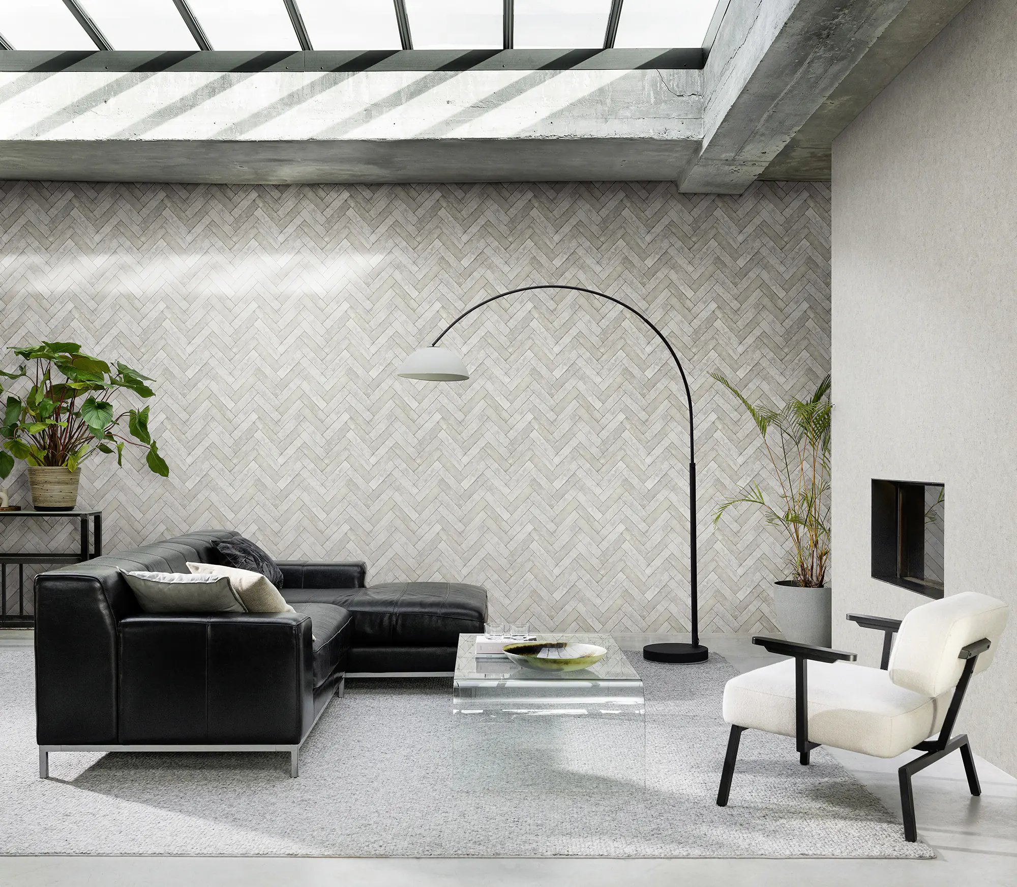 Rasch Vliestapete 520859 Grau-Hellgrau Uni 10,05 m x 0,53 m