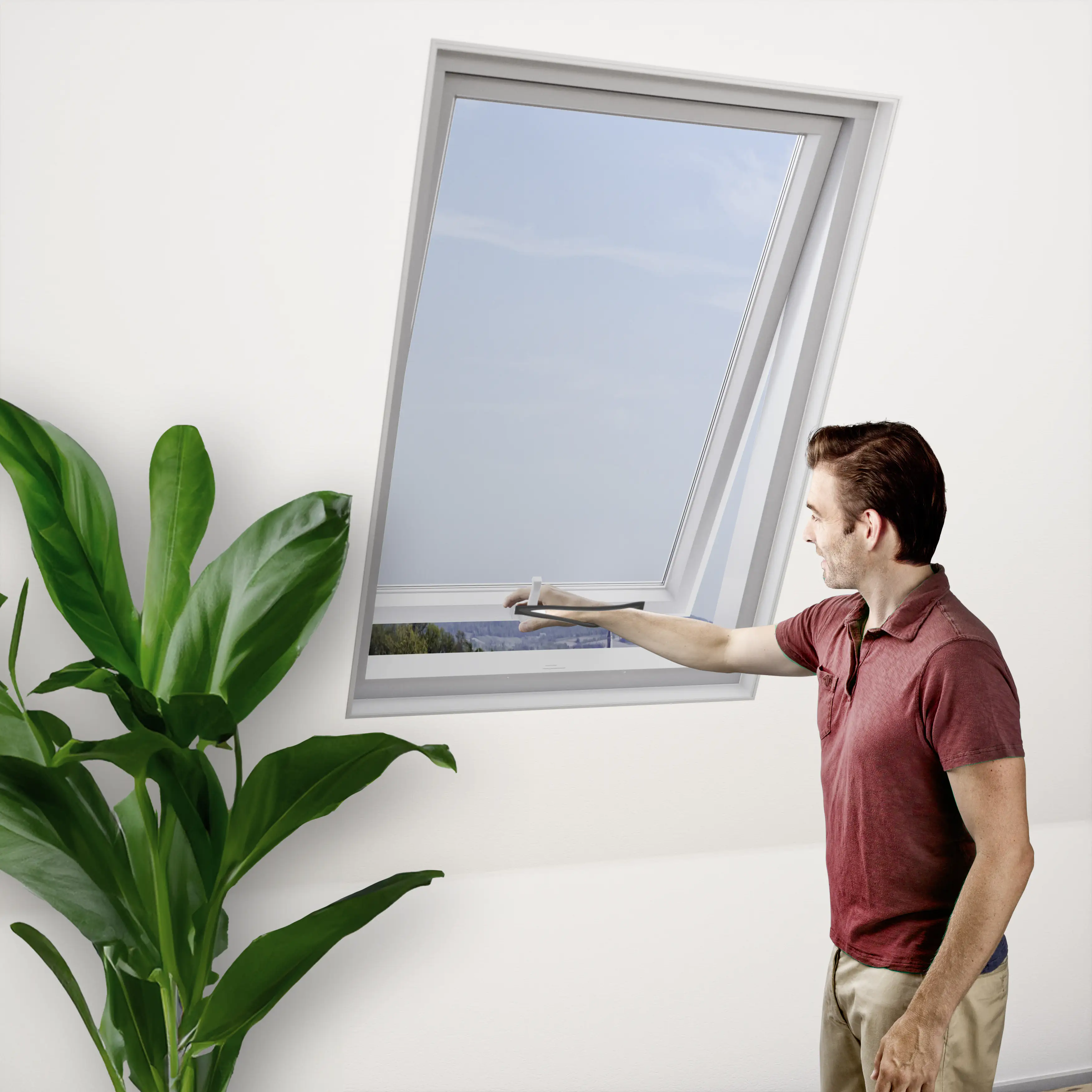 Windhager IS Fliegenschutzgitter Dachfenster 130 x 150 cm schwarz