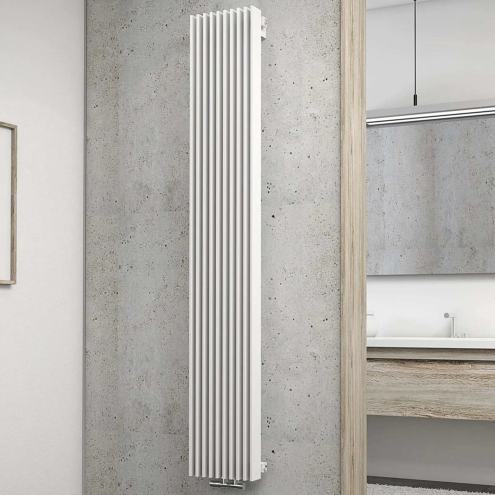 Schulte Badheizkörper London 180 x 29,5 x 14 cm 1018 Watt