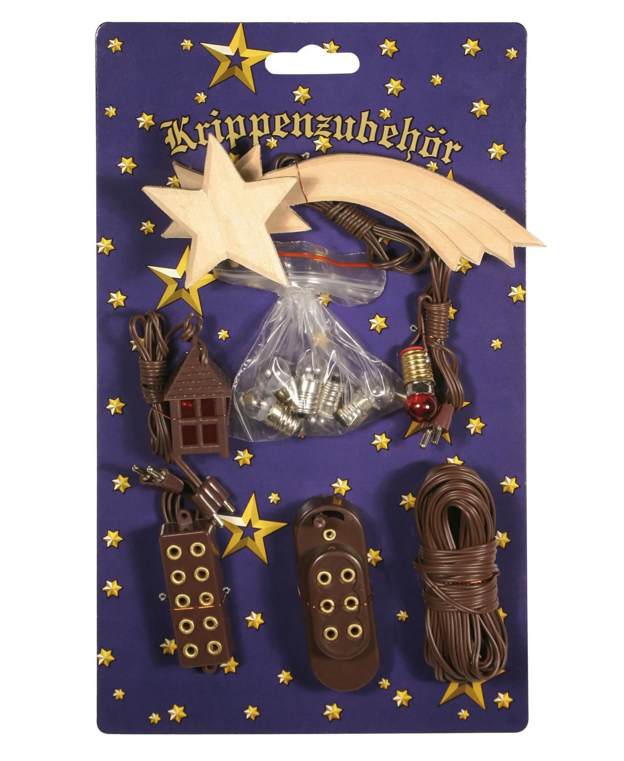 Riffelmacher Krippenzubehör Beleuchtung 7 teilig