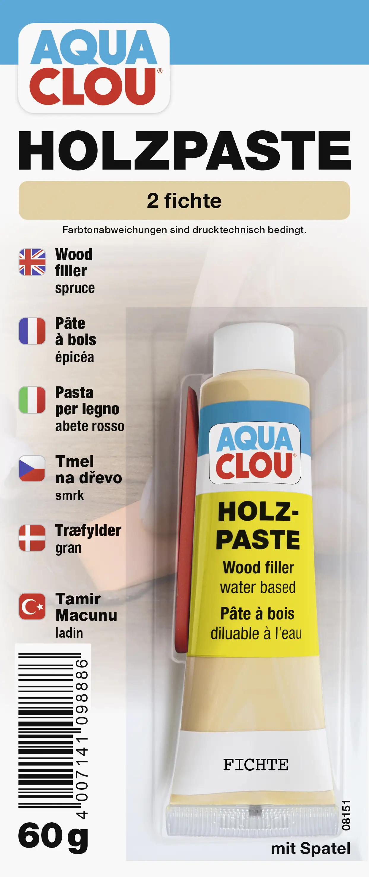 4007141098886 Clou Holzpaste 60 g fichte