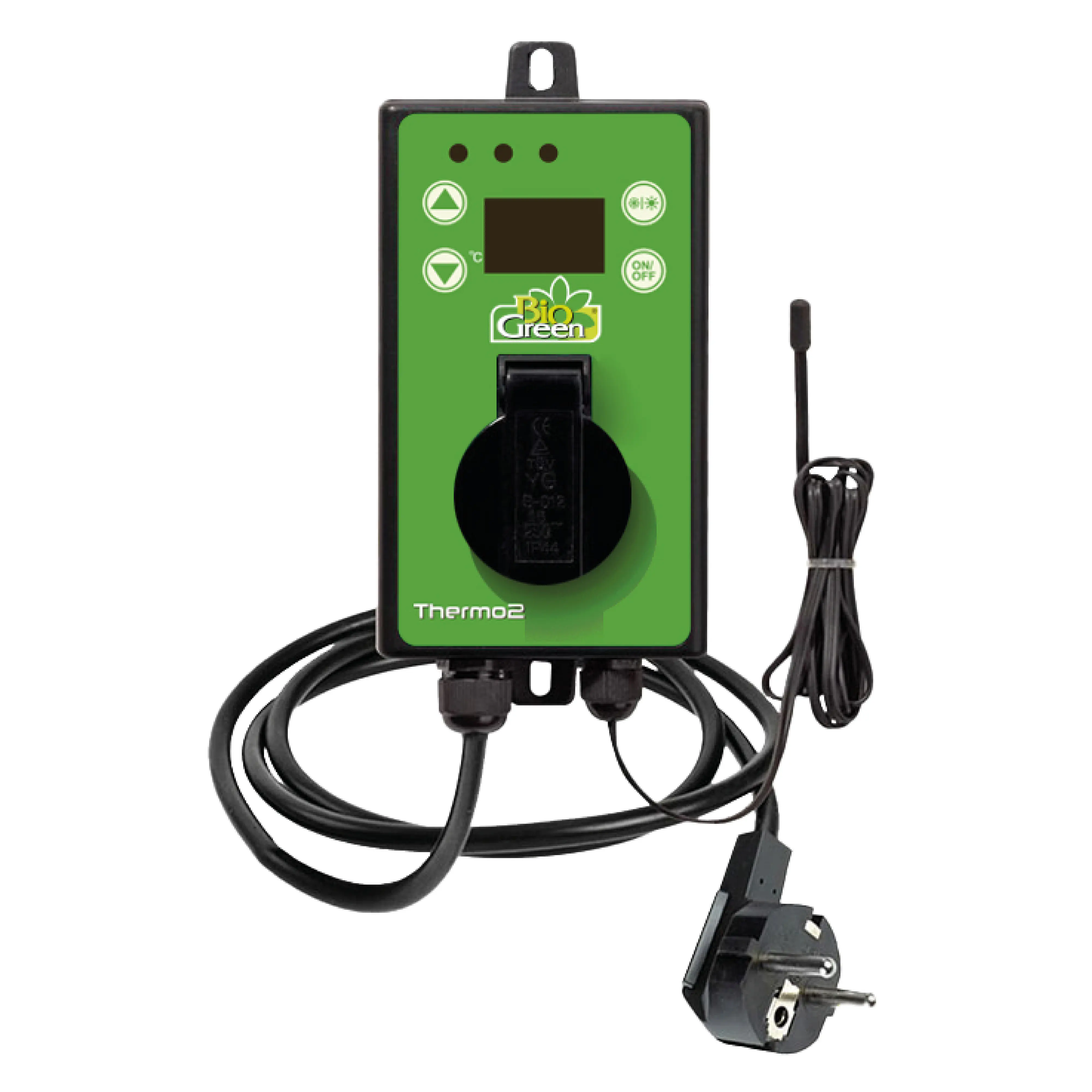 Biogreen Digital Thermostat "THERMO 2" für Heizungen und Lüfter 