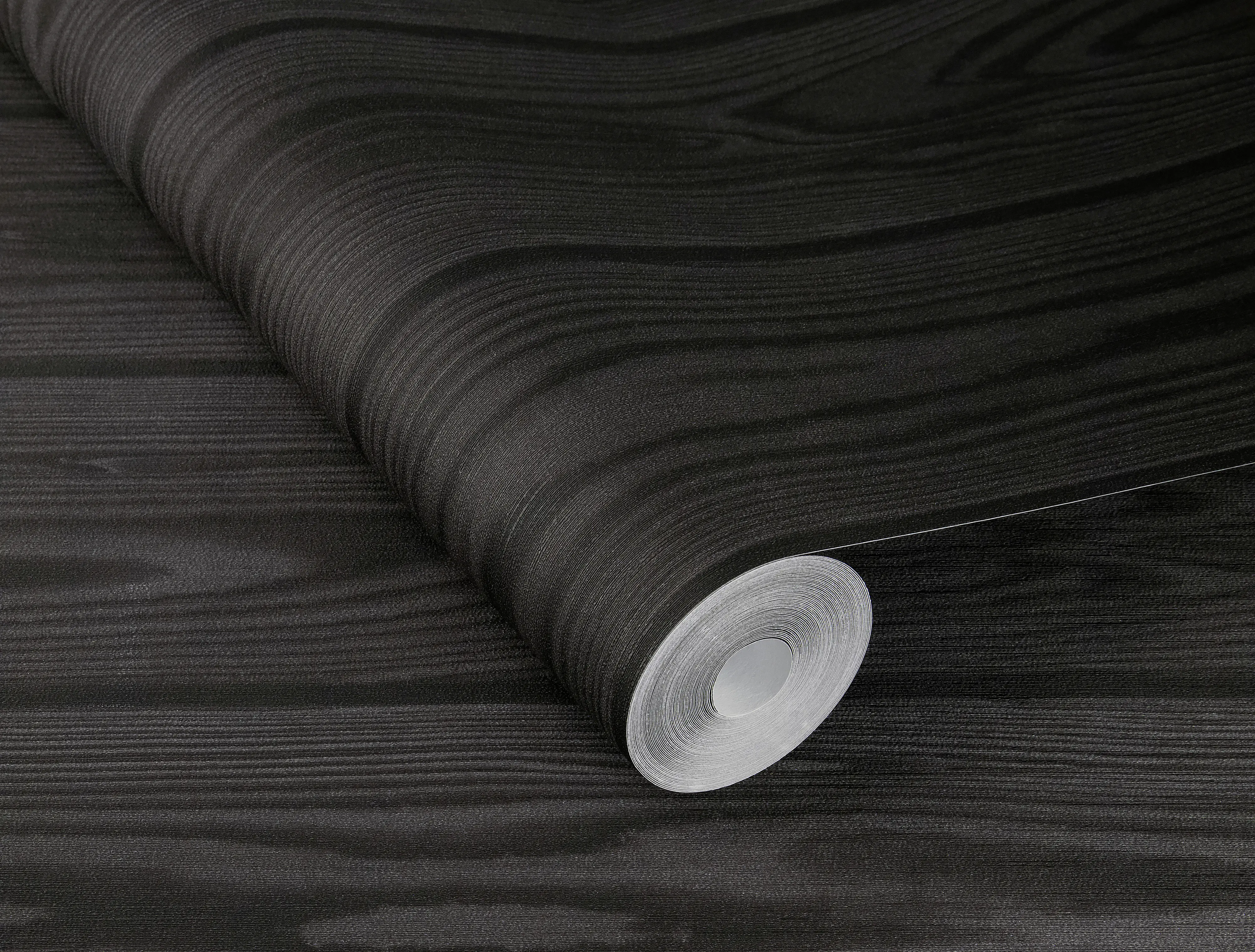 Rasch Vliestapete 499544 Schwarz-Anthrazit Muster & Motive 10,05 m x 0,53 m