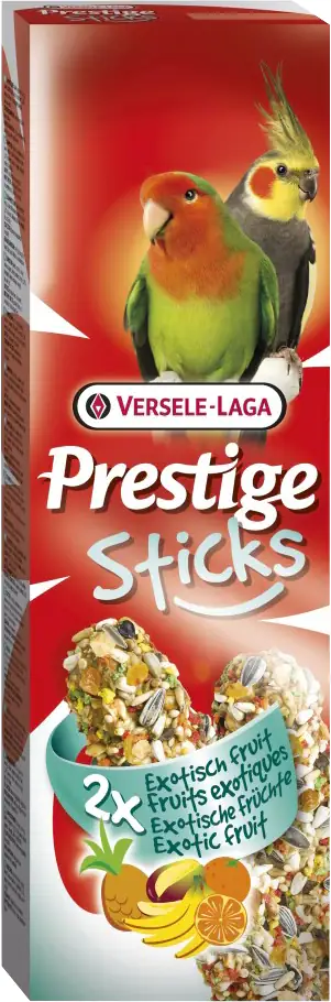 Prestige Sticks Großsittiche Exotische Früchte 2 Stück, 140 g