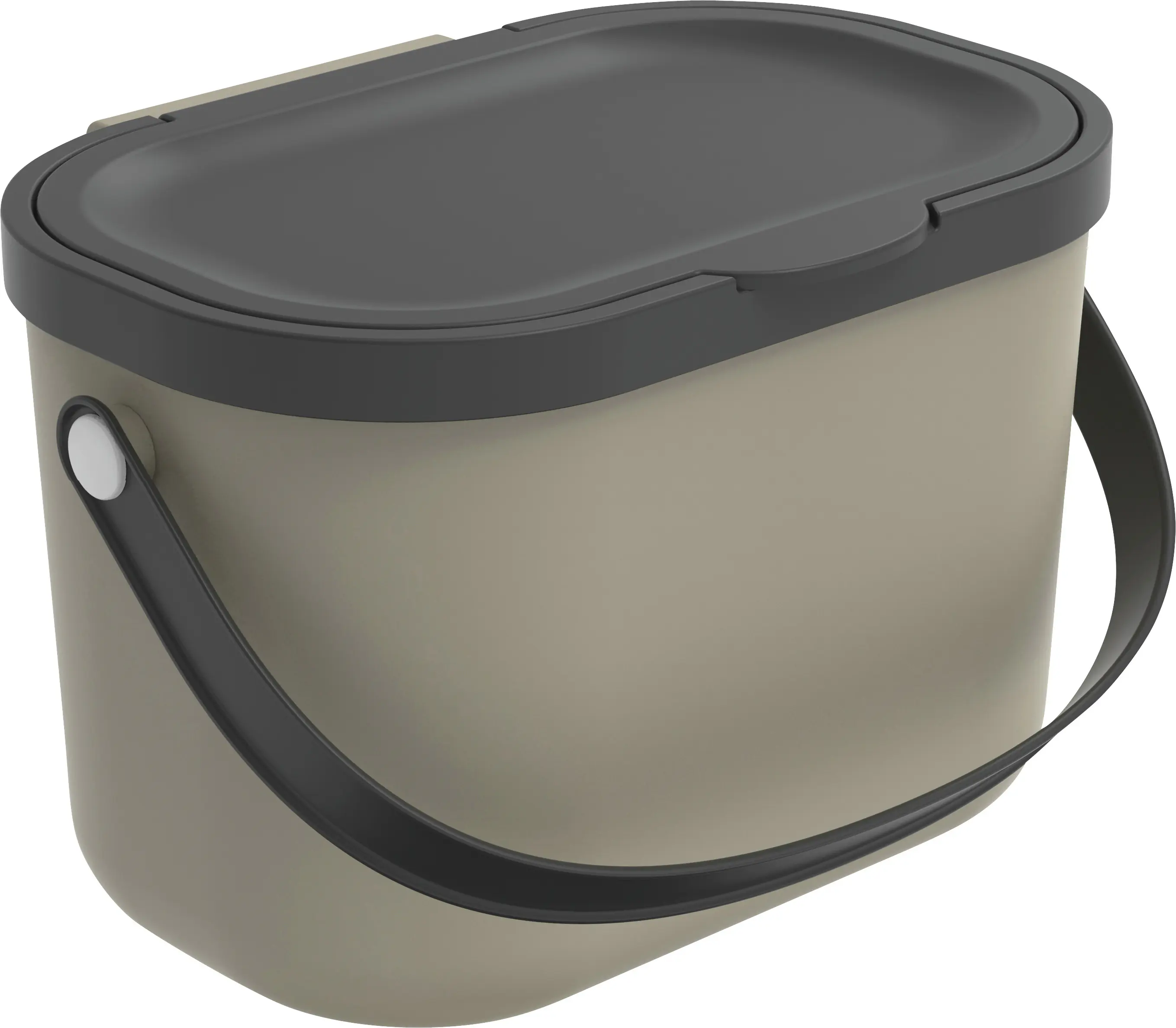 Rotho Mülltrennungssystem 3,2 L Albula cappuccino