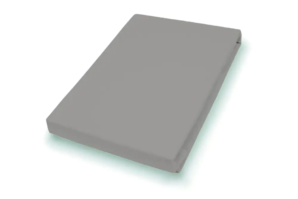 Vario Jersey-Spannbetttuch kiesel, 190 x 200 cm Vario Jersey-Spannbetttuch kiesel, 190 x 200 cm