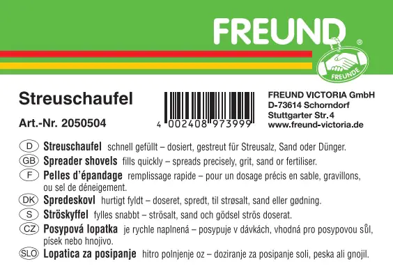 Freund Victoria Streuschaufel