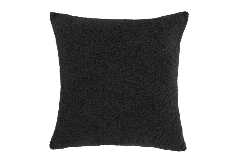 Sehlbach Kissen Boucle uni schwarz 45 x 45 cm Sehlbach Kissen Boucle uni schwarz 45 x 45 cm