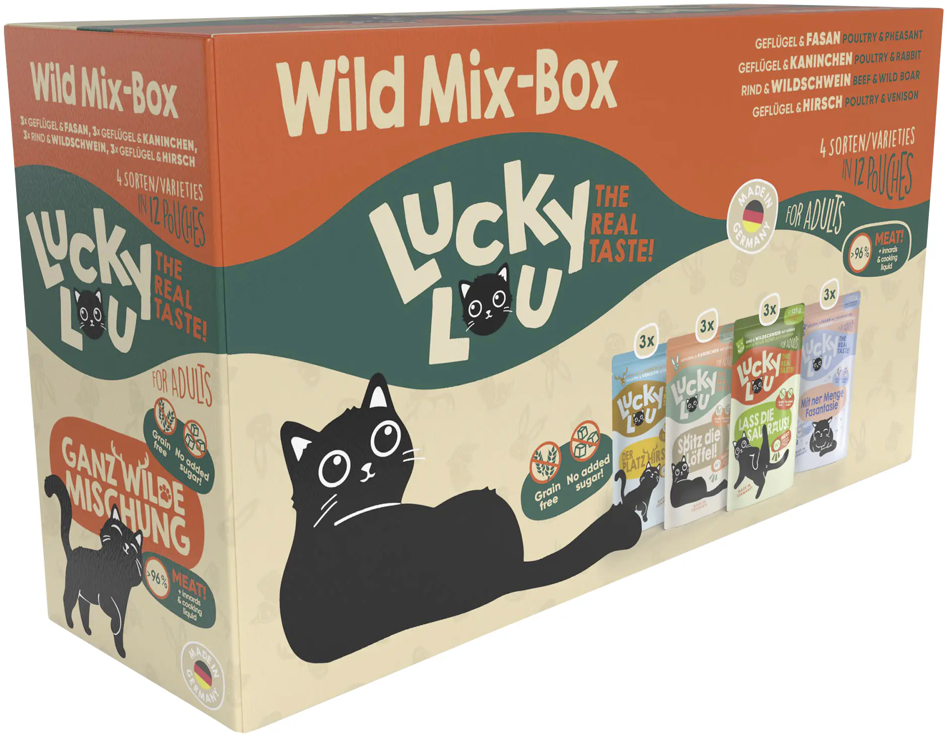 Lucky Lou Lifestage Adult Wild-Mix 12x125g Lucky Lou Lifestage Adult Wild-Mix 12x125g