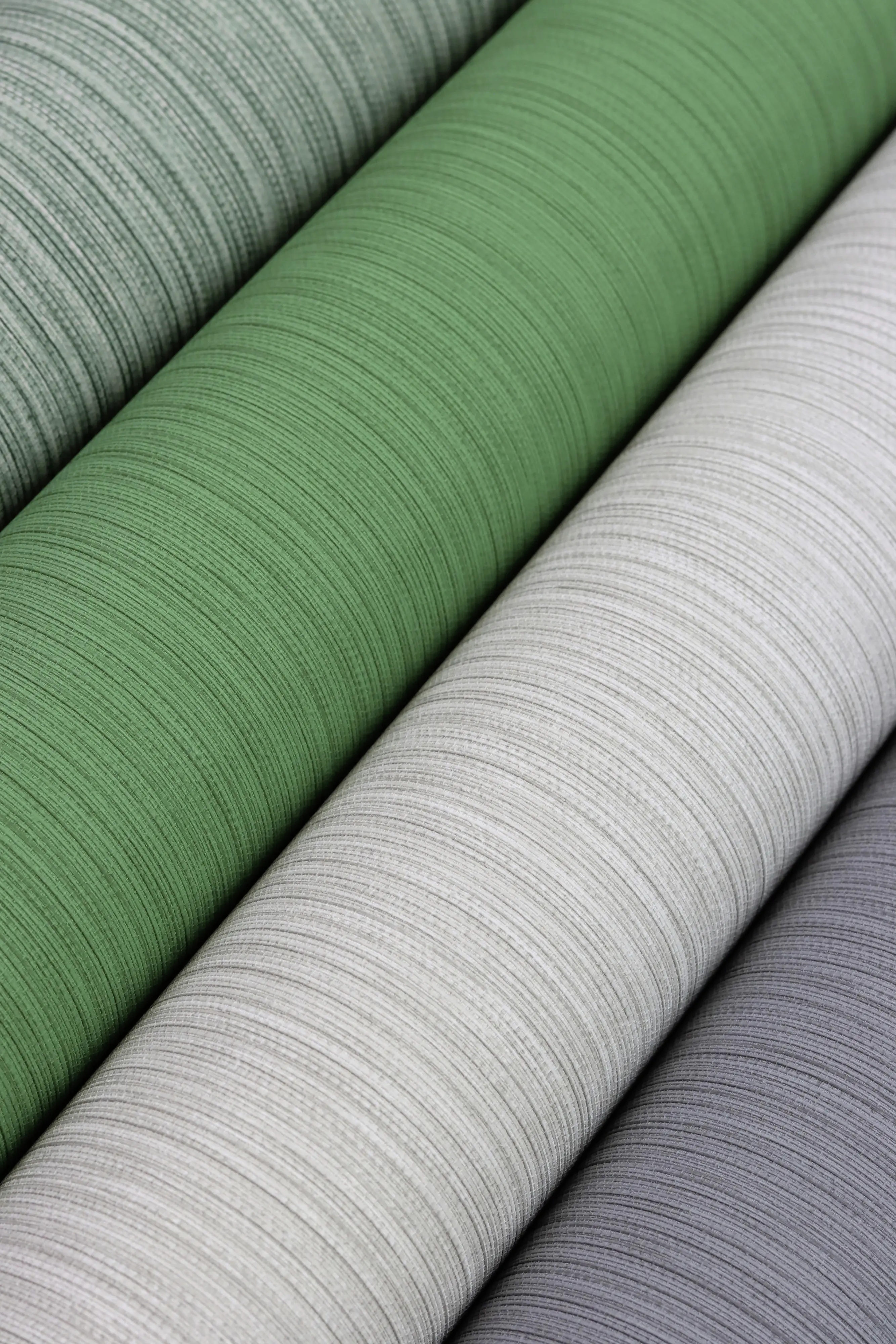 Rasch Vliestapete 537666 Grün-Graugrün Uni 10,05 m x 0,53 m