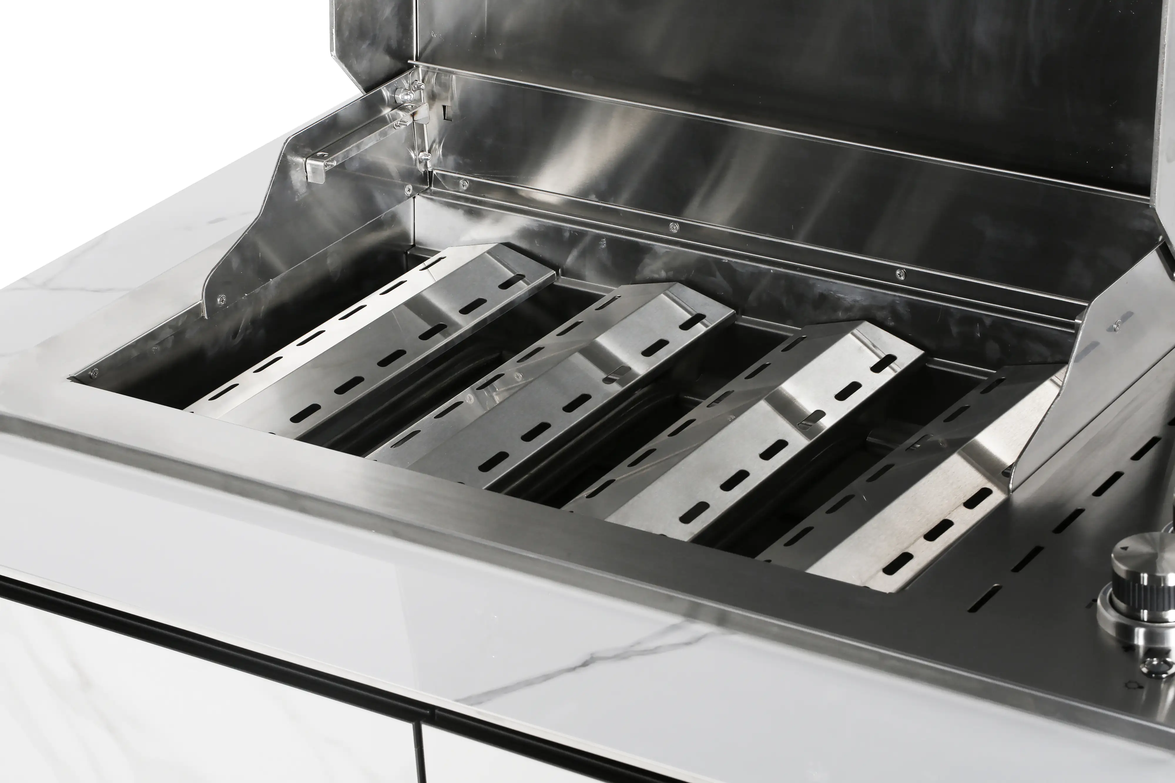 Buschbeck Outdoorküche Sheffield inkl. Kühlschrank und Spüle mit Armatur