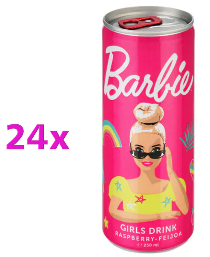Barbie Girls Drink Raspberry Himbeermischgetränk mit Feijoa 24x 330 ml