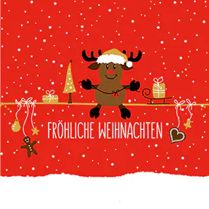 Braun & Company Servietten Atelier Little Rudy 33 x 33 cm - 20er Pack