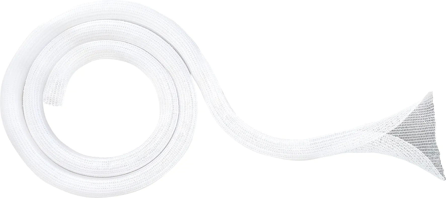 Schwaiger Kabelschlauch Ø 2,5 - 4 cm, 2 m, weiß