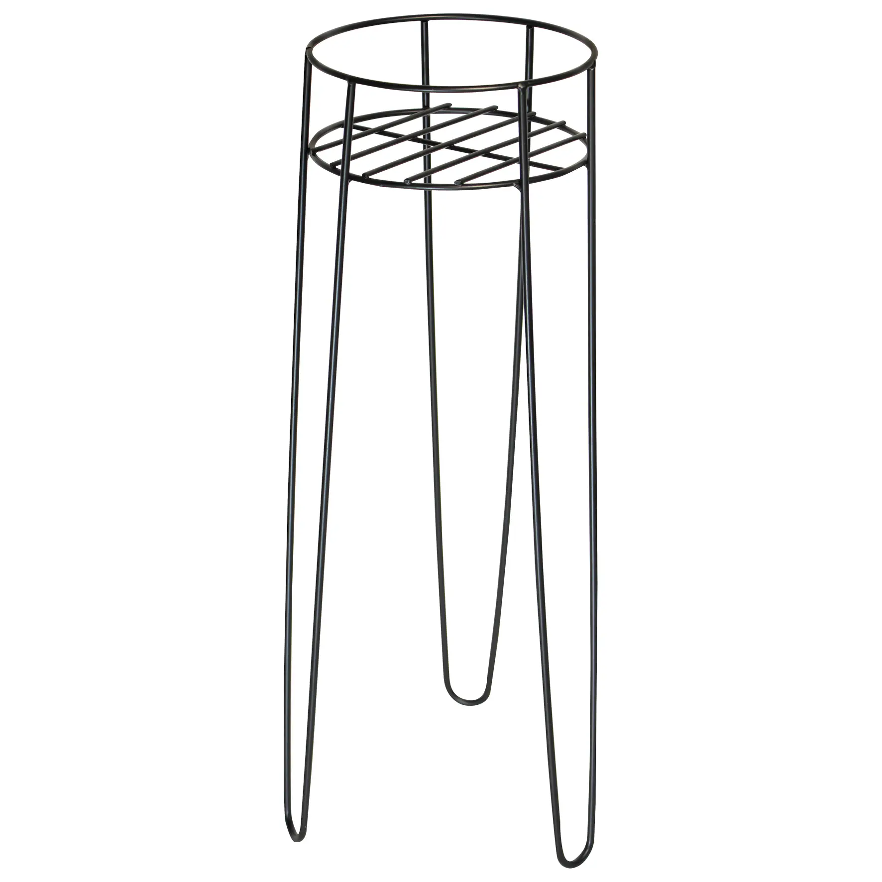 Wagner Pflanzenständer Hairpin Style schwarz Ø 20 cm 