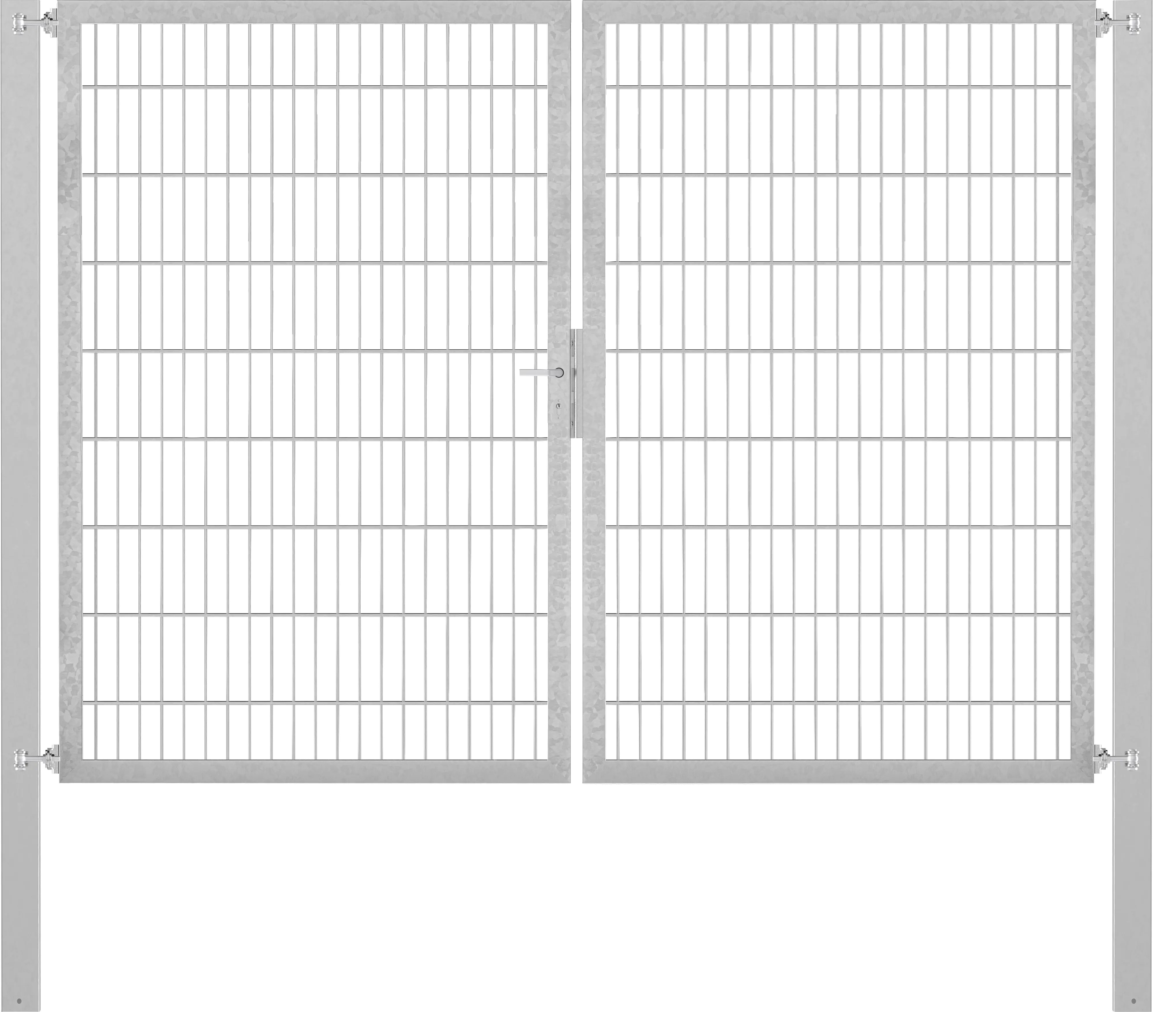 Alberts Doppeltor Flexo Plus feuerverzinkt 250 x 180 cm Alberts Doppeltor Flexo Plus feuerverzinkt 250 x 180 cm