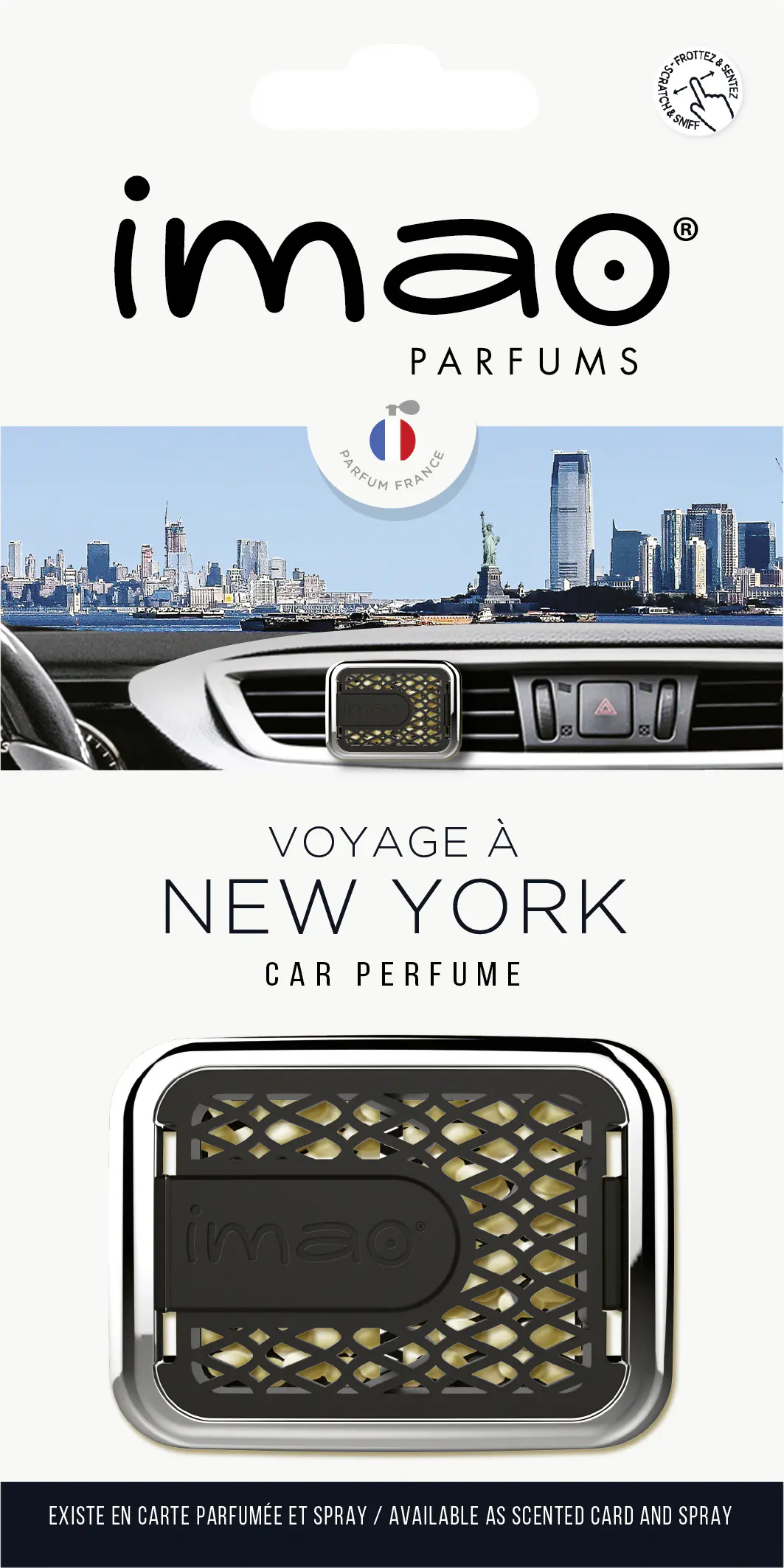 airflair Lufterfrischer Clip Imao Diffuser Voyage à New York