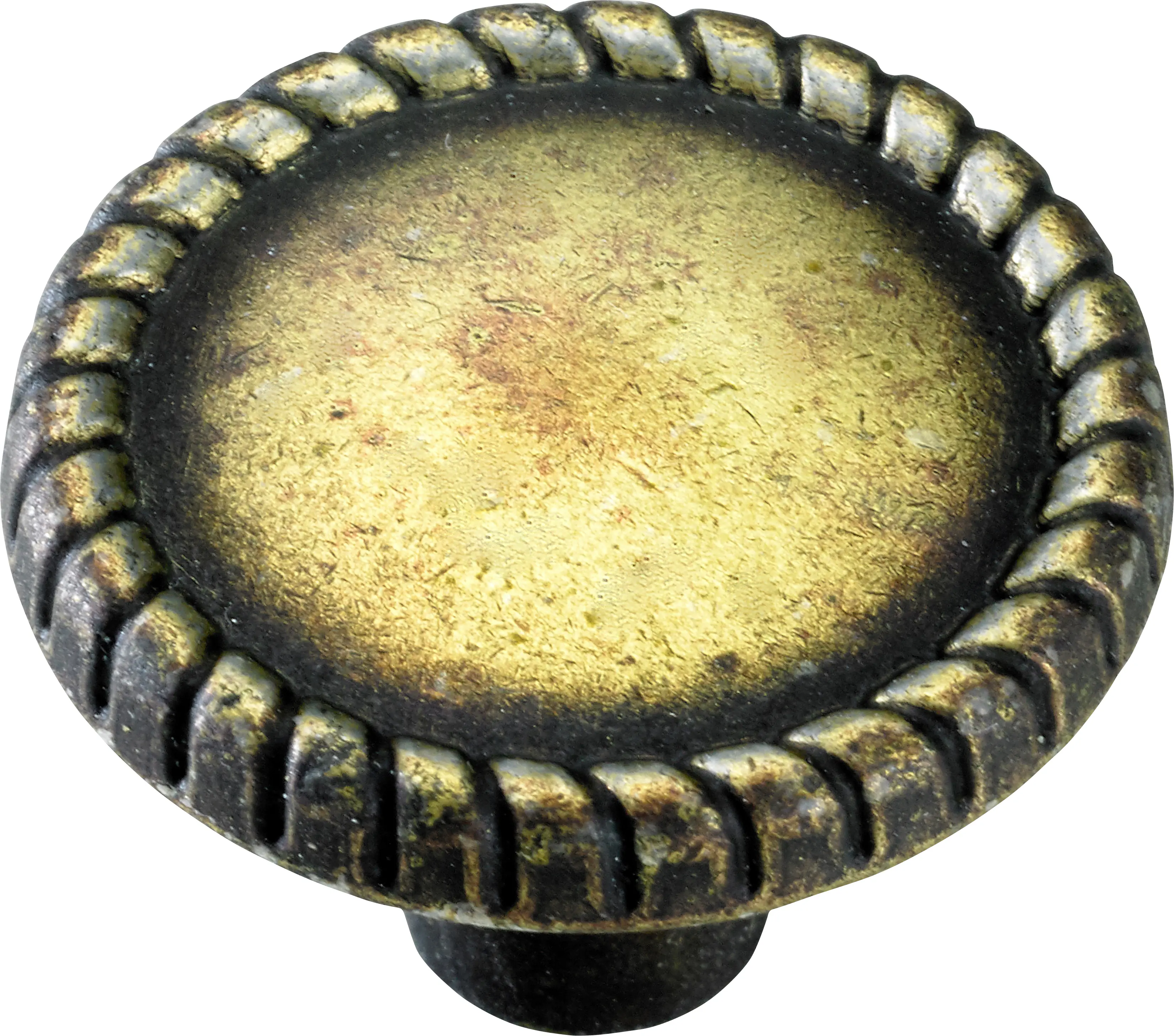 Hettich Möbelknopf Zinkdruckguss antik gold Ø 26,0 mm - 1 Stück