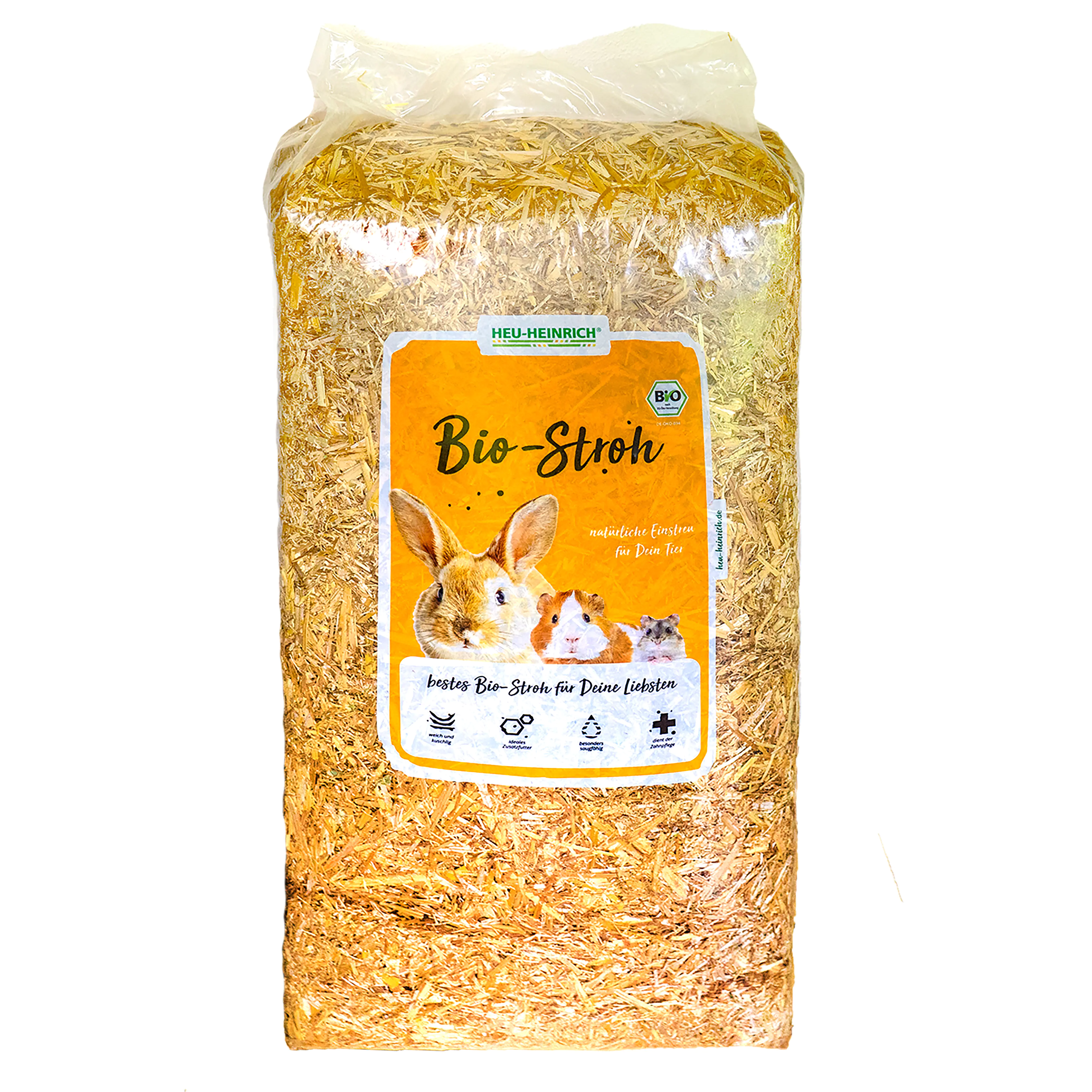 Heu Heinrich Bio Stroh 8 kg