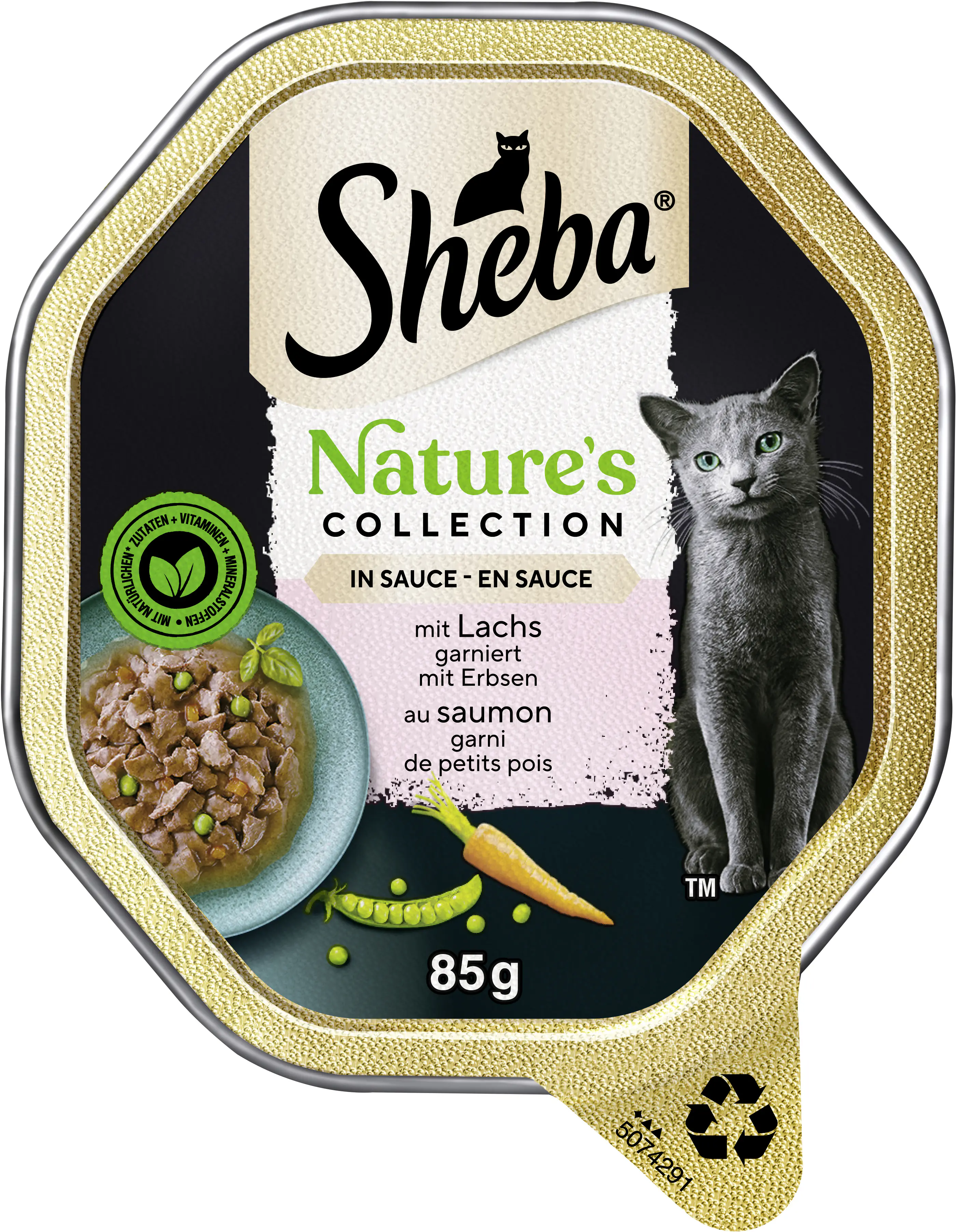 Sheba Nature's Collection in Sauce Katzennassfutter 85 g Lachs
