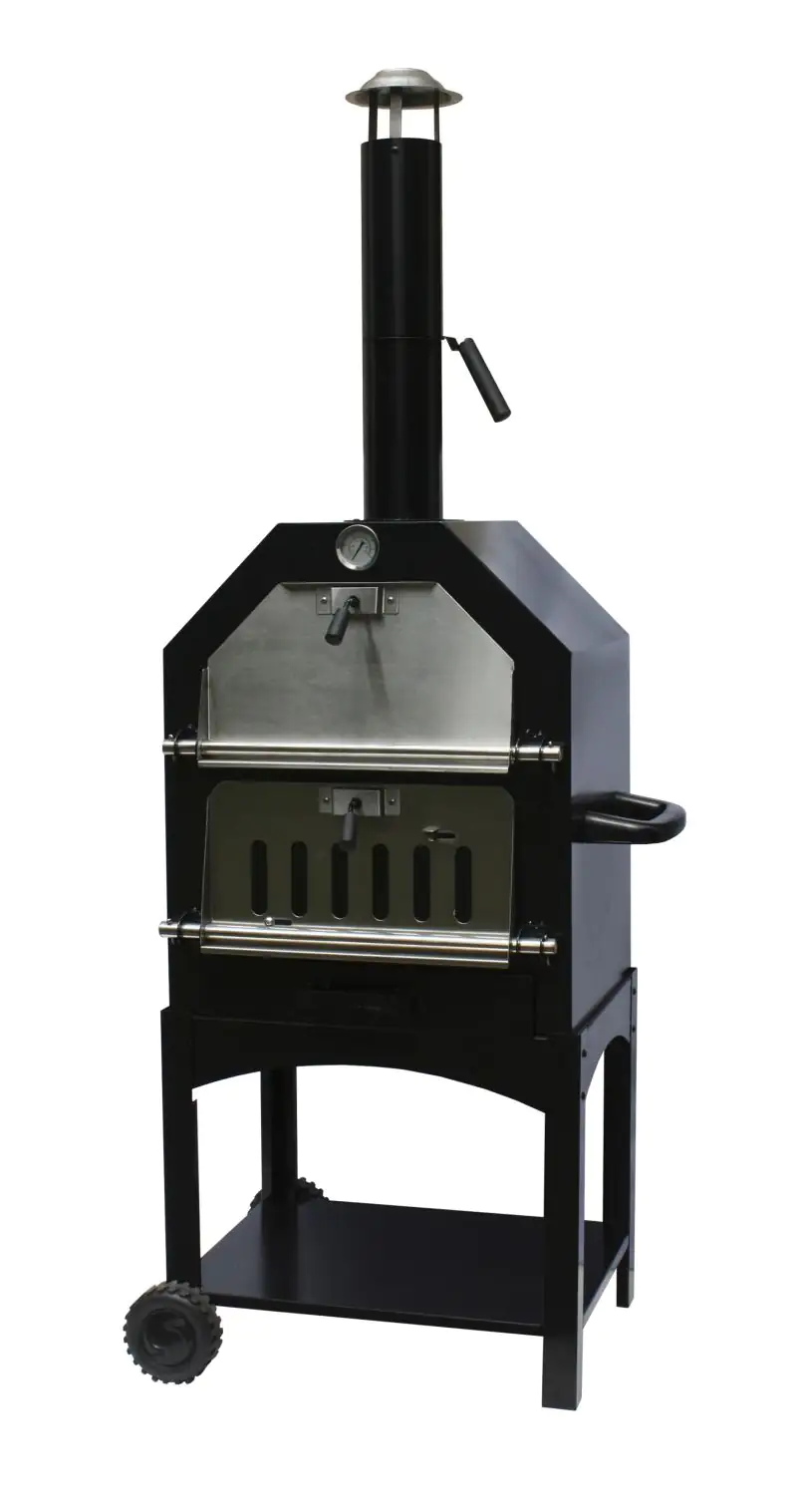 Buschbeck Pizzaofen Italia schwarz, 167 x 56 x 40 cm Buschbeck Pizzaofen Italia schwarz, 167 x 56 x 40 cm