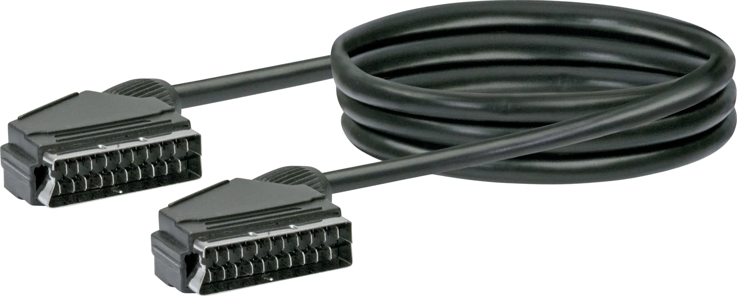 Schwaiger Scart Anschlusskabel (Ø 6,8mm) SCA7120 053 schwarz, 1,5m, 1x Scart / 1x Scart