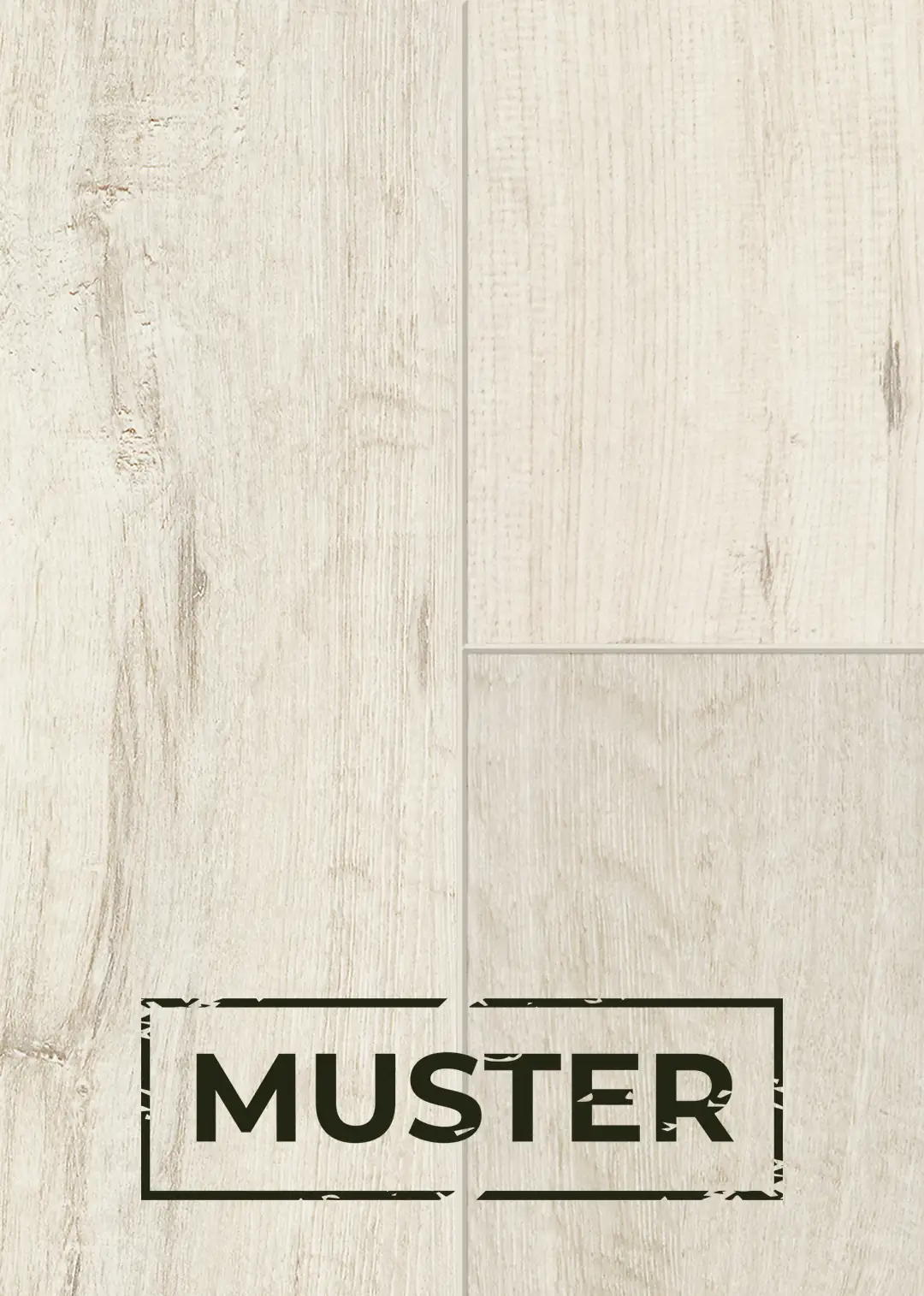 Classen Handmuster Laminat Edition 7 Eiche Amundsen weiß