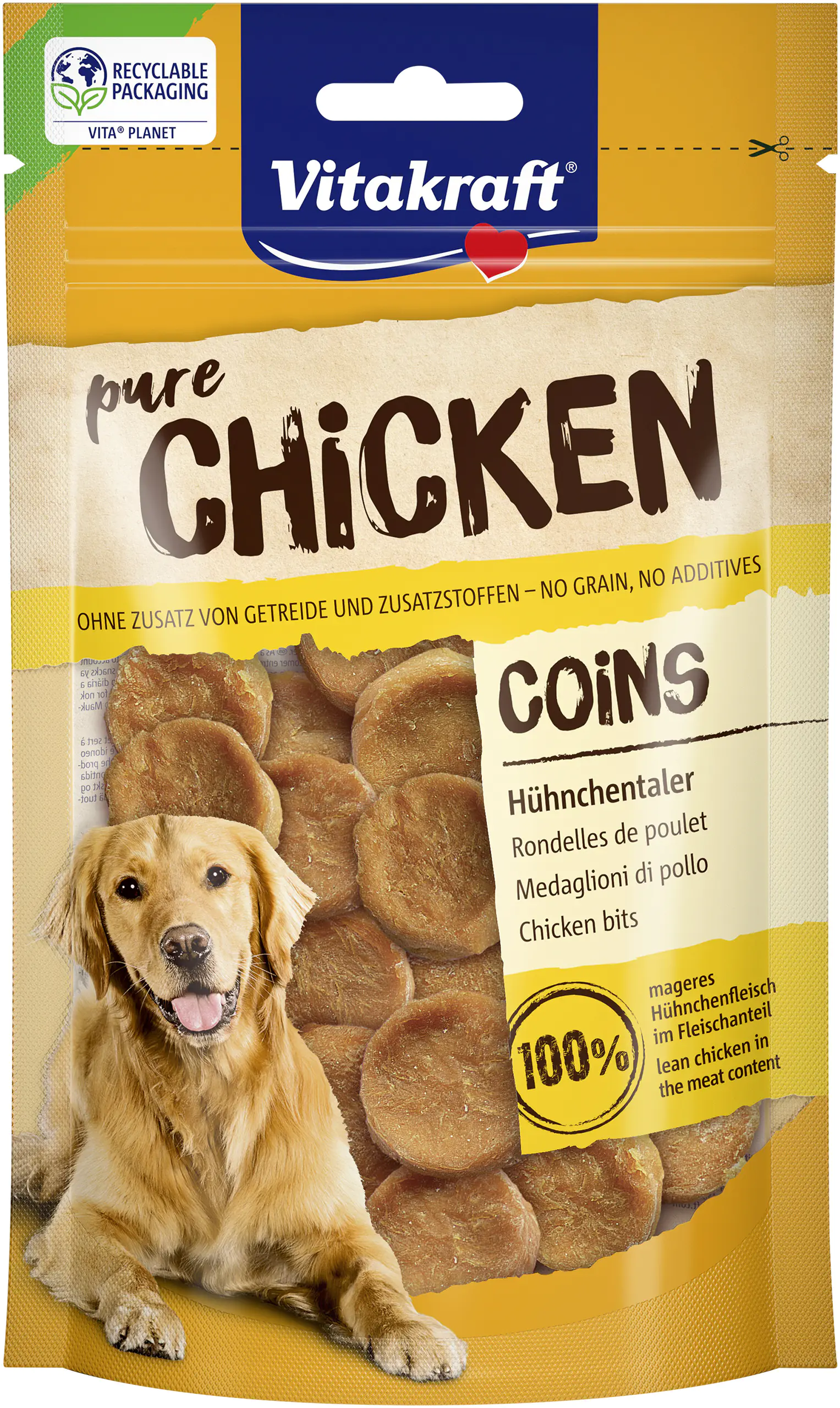 Vitakraft CHICKEN Hühnchentaler 80 g Vitakraft CHICKEN Hühnchentaler 80 g