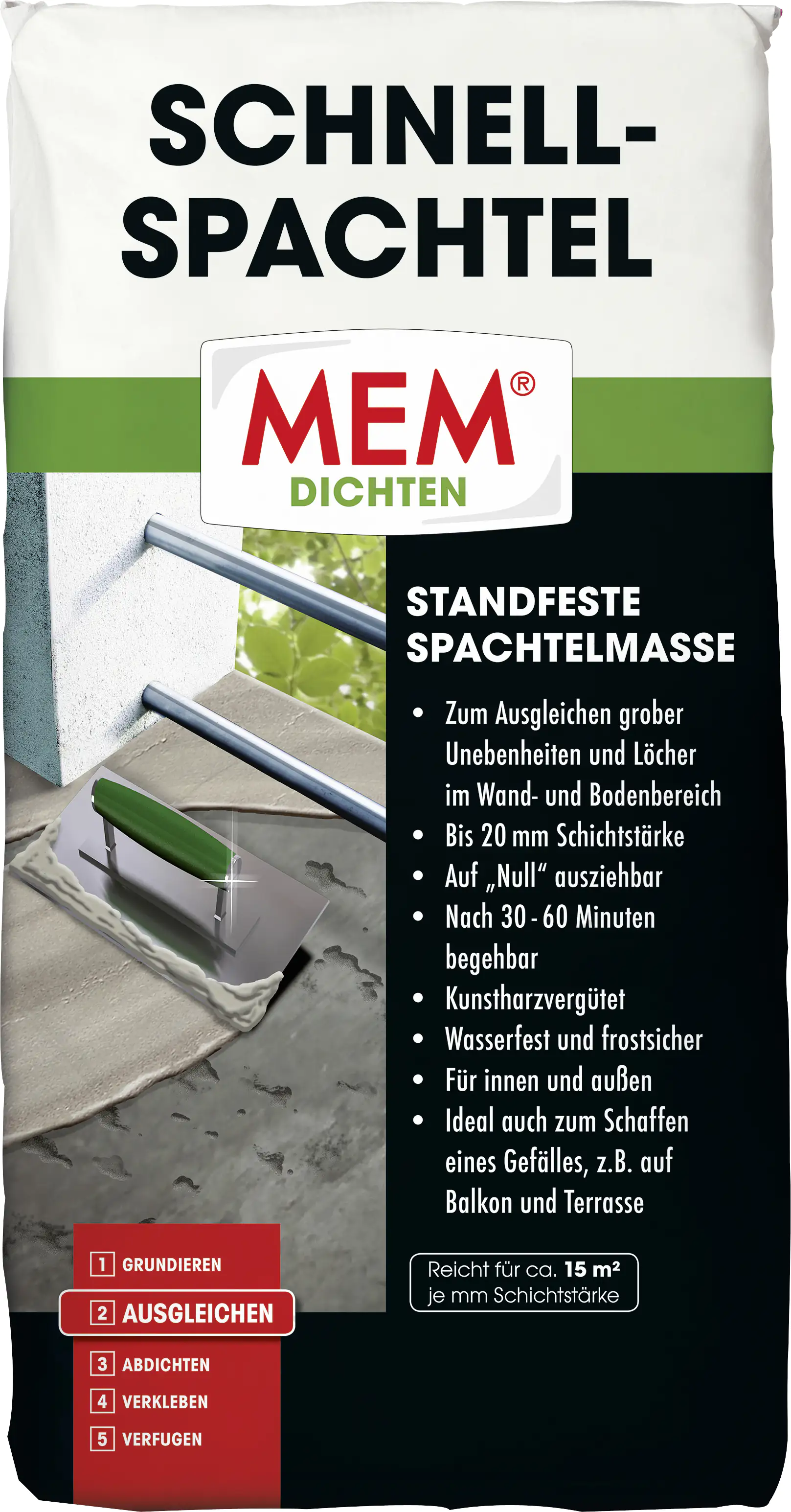 4010327087413_1217059 MEM Schnellspachtel 25 kg