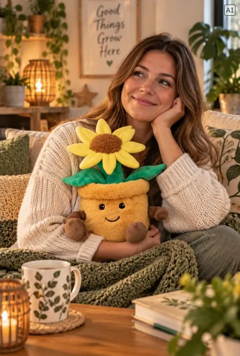 Warmies Wärmekuscheltier Sunflower "für die Mikrowelle"